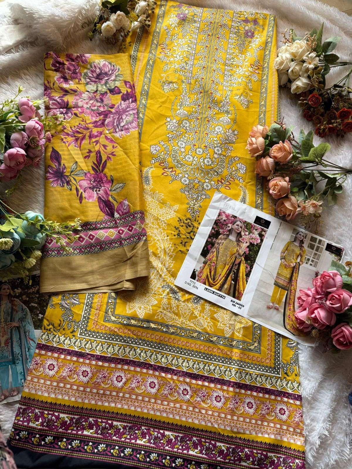 AALIZ PRINTS BIN SAHEED VOL 2 COTTON DIGITAL PRINTS SALWAR SUIT