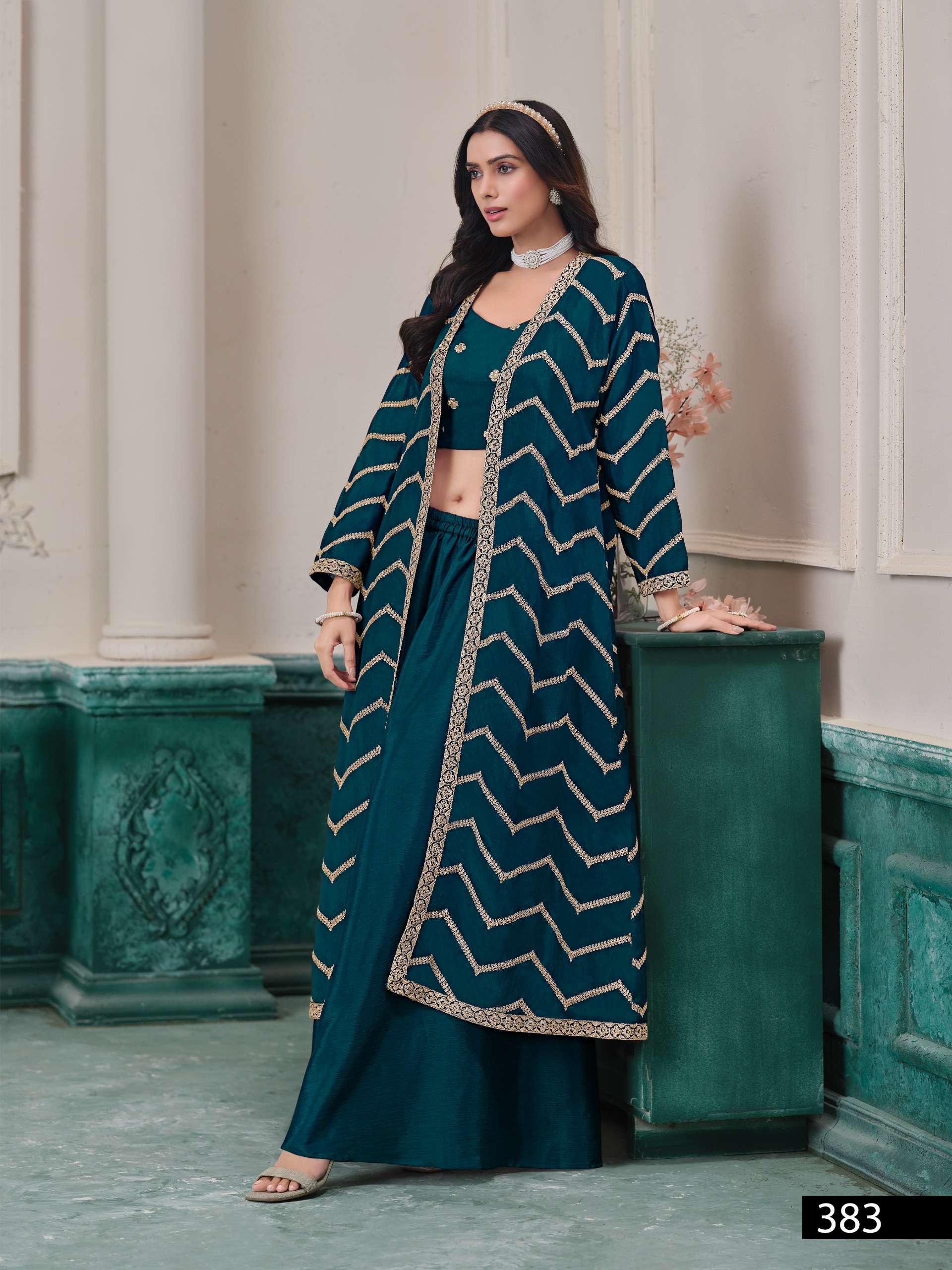 DANI CREATIONS ANJUBAA VOL 38 HEAVY DESIGNER PARTY WEAR LOOK DESIGNER LADIES SUIT 