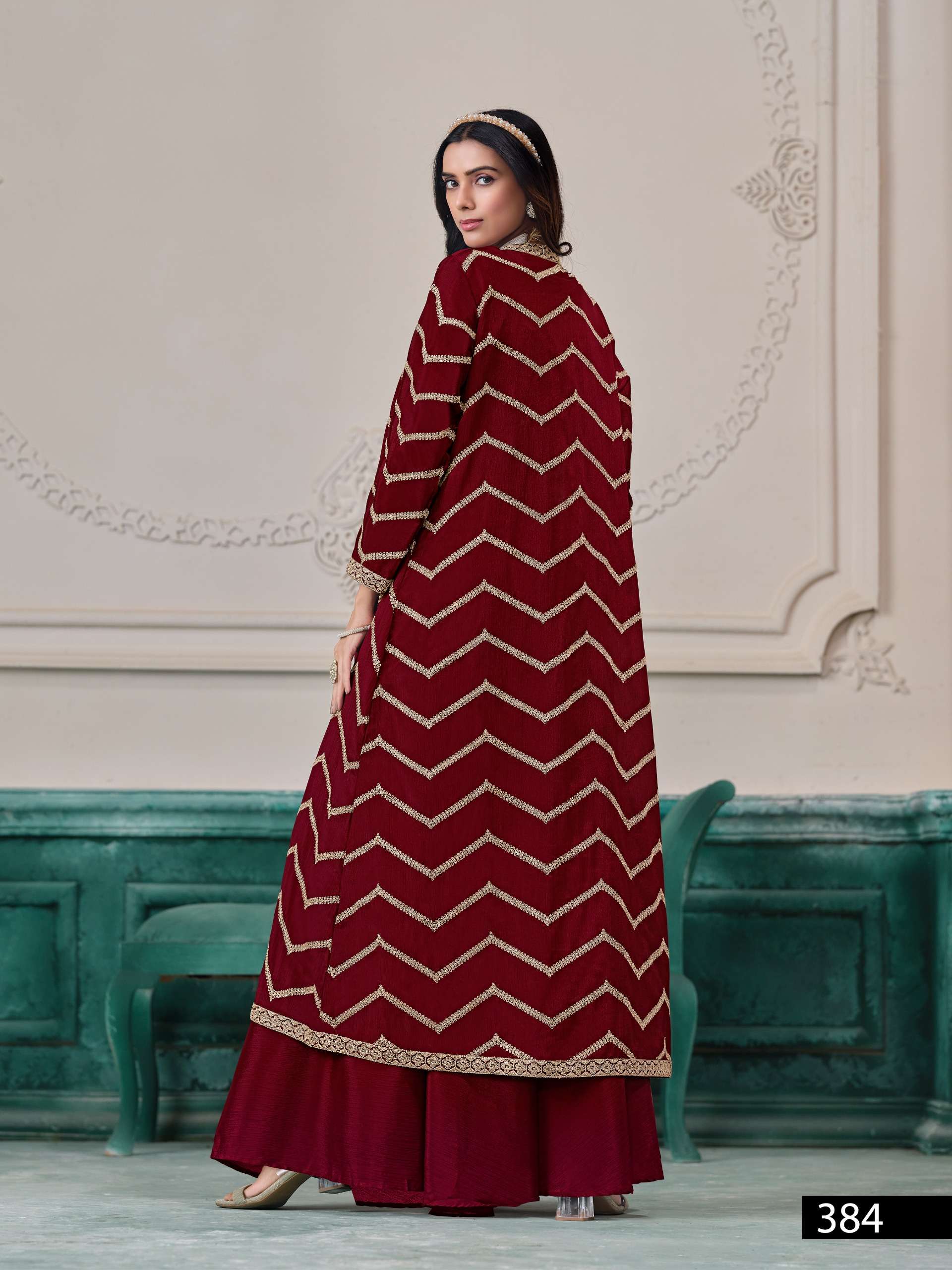 DANI CREATIONS ANJUBAA VOL 38 HEAVY DESIGNER PARTY WEAR LOOK DESIGNER LADIES SUIT 