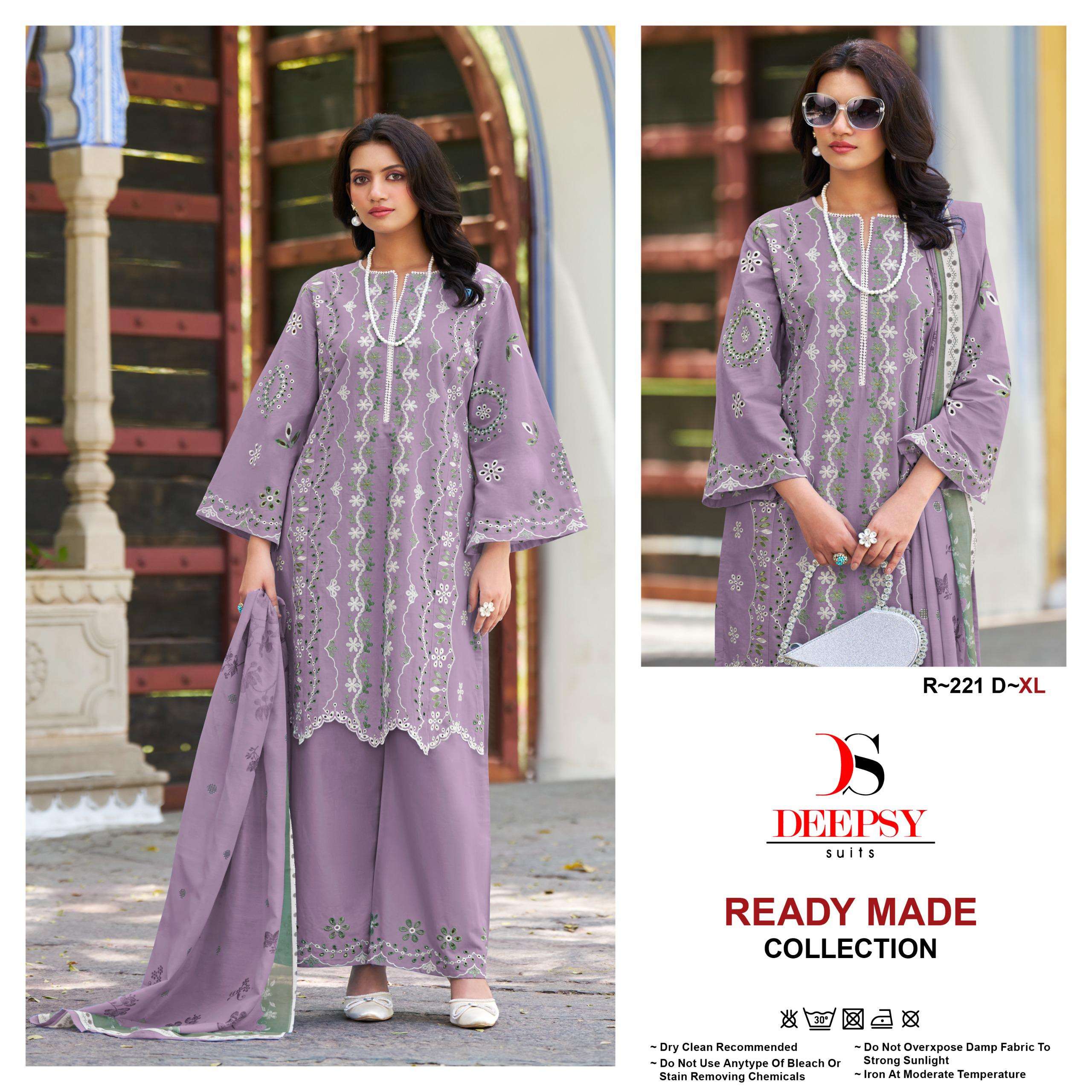 DEEPSY SUITS R 221 COTTON HEAVY EMBROIDERED PAKISTANI SUIT