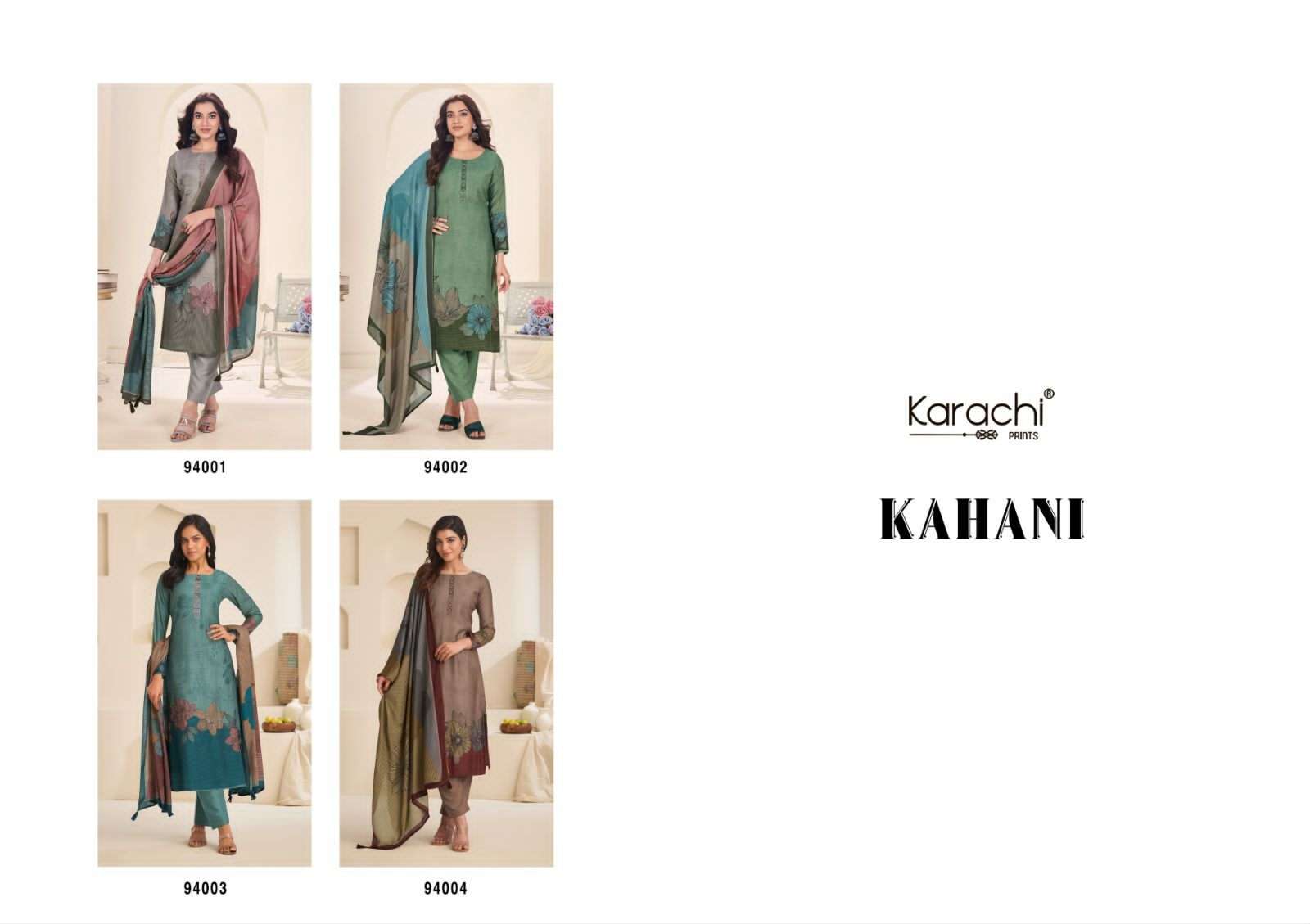 KARACHI PRINTS KAHANI VISCOSE DIGITAL PRINT WITH EMBROIDERY SUIT