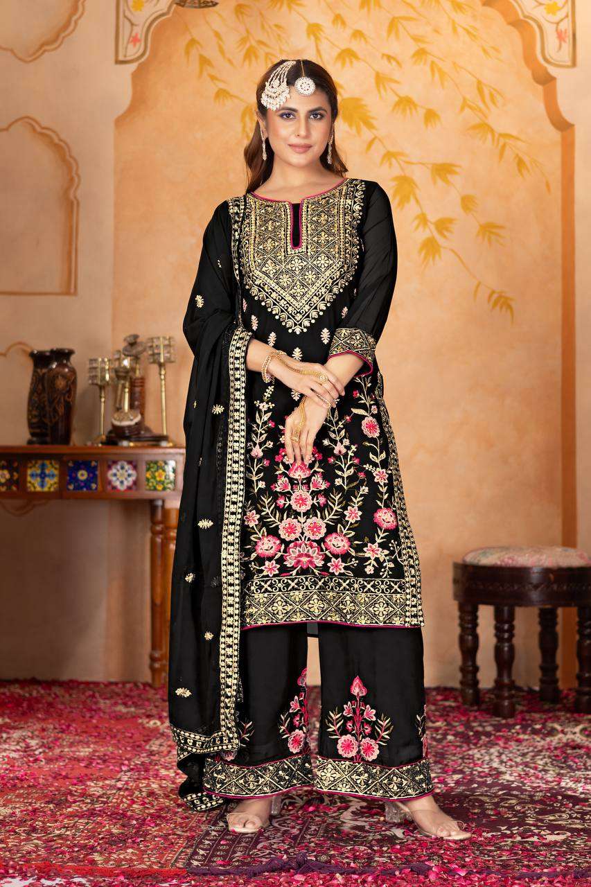 KF 1686 FOX GEORGETTE HEAVY DESIGNER PAKISTANI STYLE SUIT