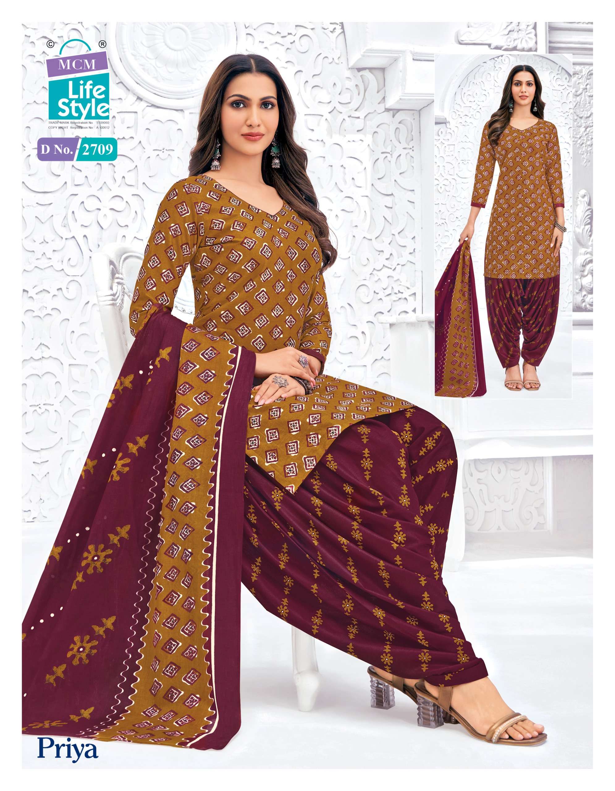 MCM LIFESTYLE PRIYA VOL 27 STITCHED COLLECTION 
