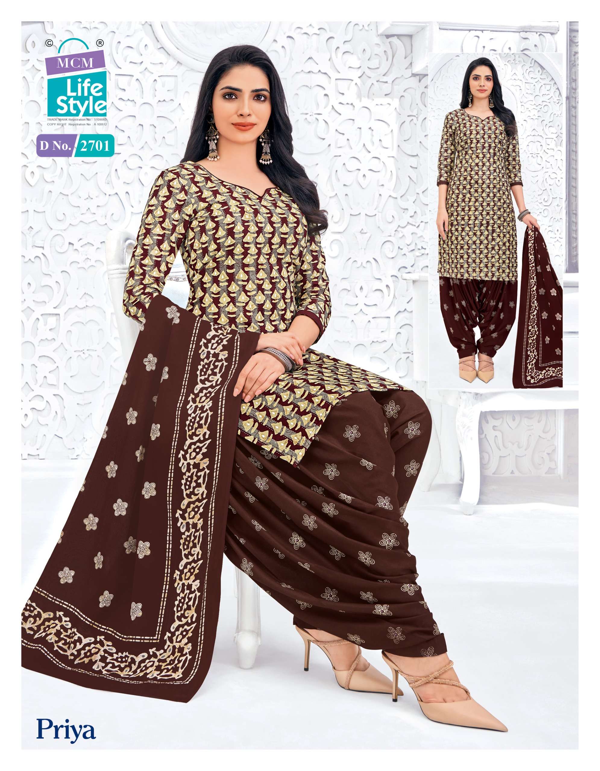 MCM LIFESTYLE PRIYA VOL 27 STITCHED COLLECTION 