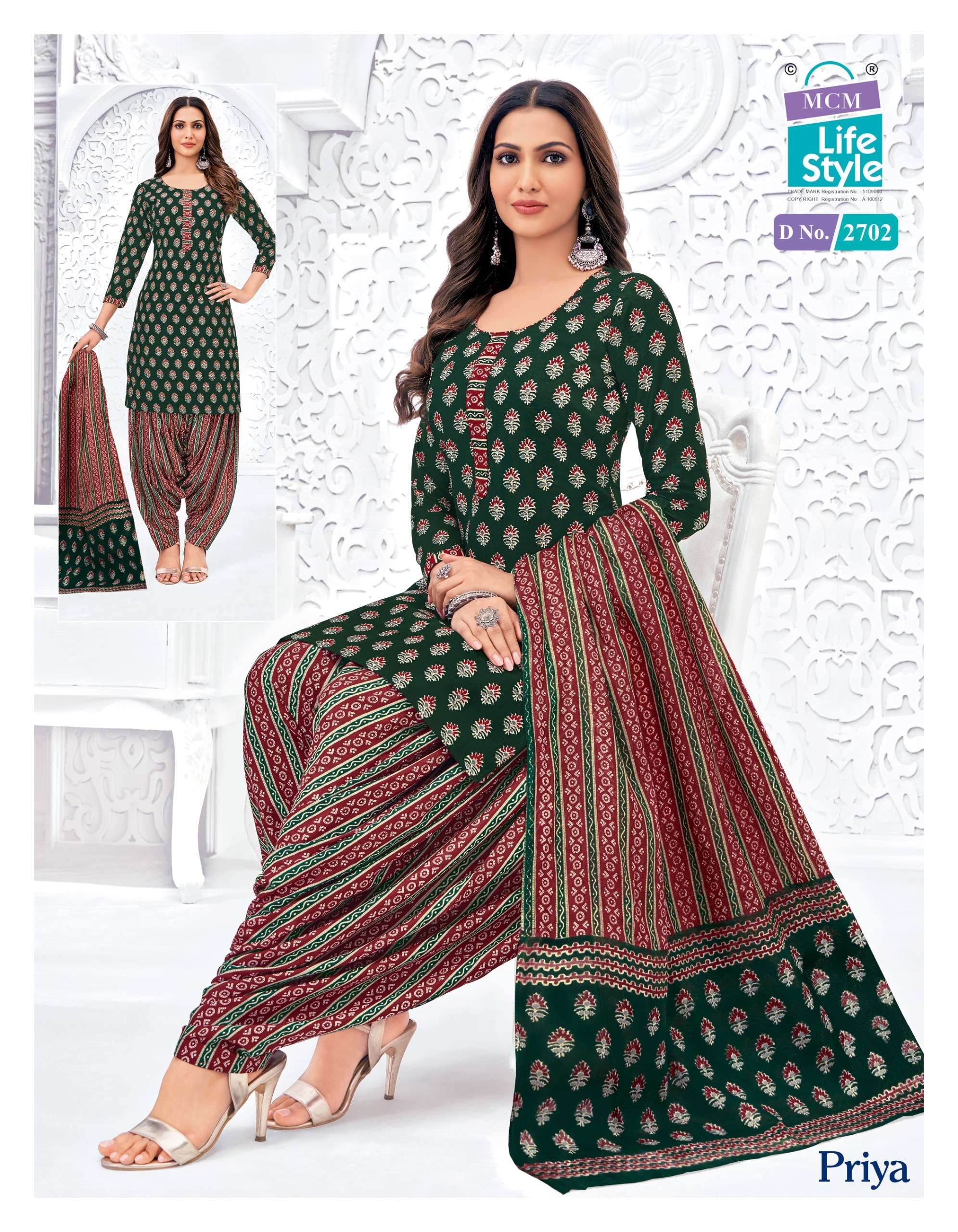 MCM LIFESTYLE PRIYA VOL 27 STITCHED COLLECTION 