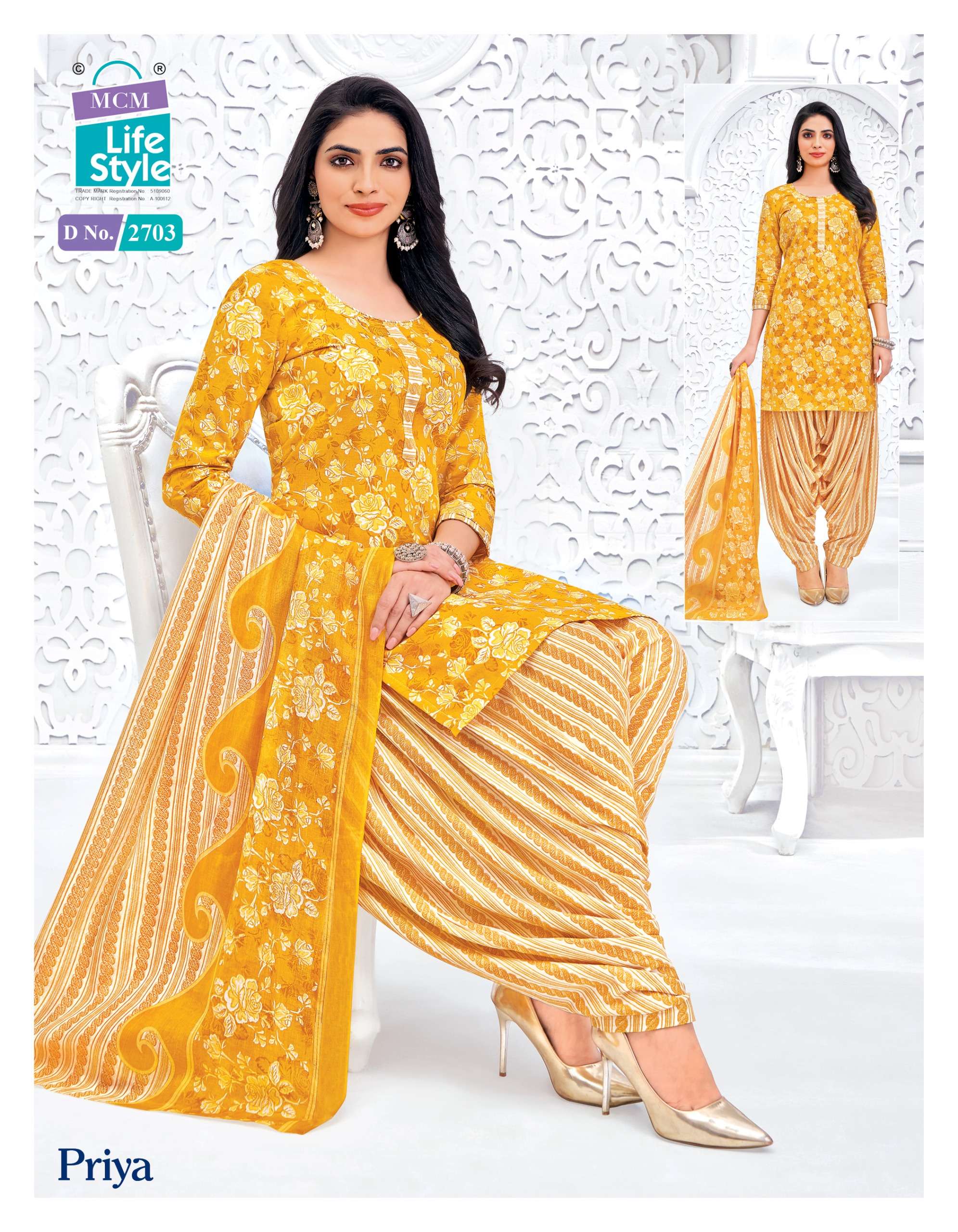 MCM LIFESTYLE PRIYA VOL 27 STITCHED COLLECTION 