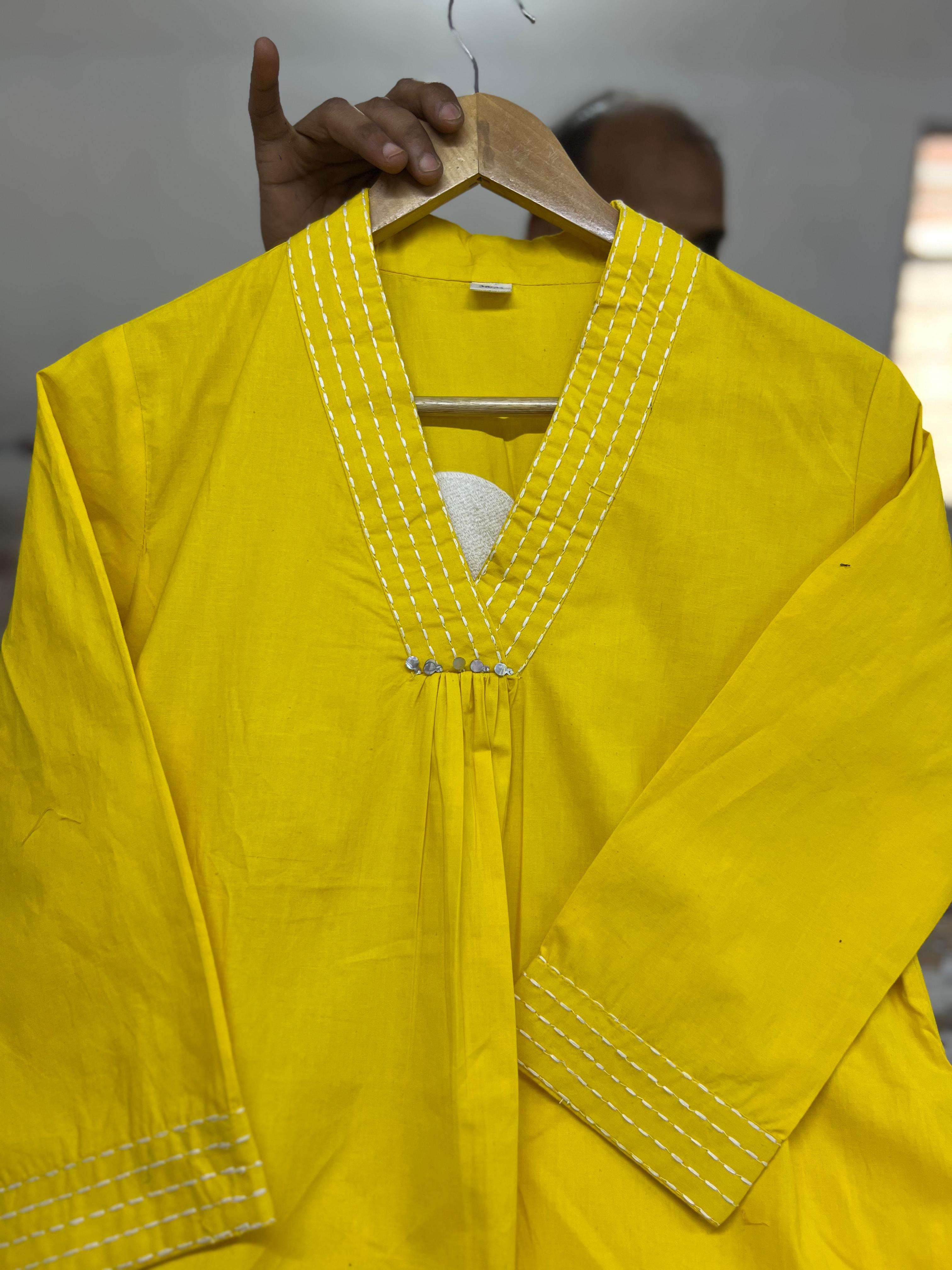 MF 2 PCS COLLECTION VOL 2 COTTON FANCY DESIGNER KURTI WITH PLAZZO 
