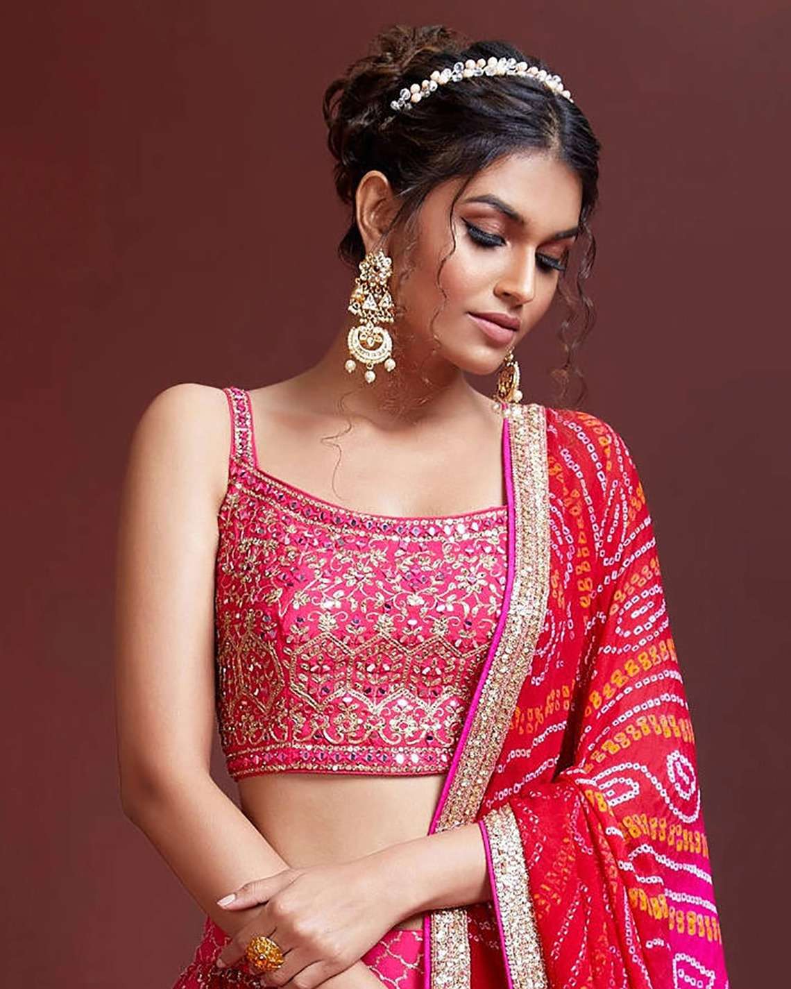 MF CODE 105 SILK DESIGNER HEAVY PARTY WEAR LEHENGA CHOLI 