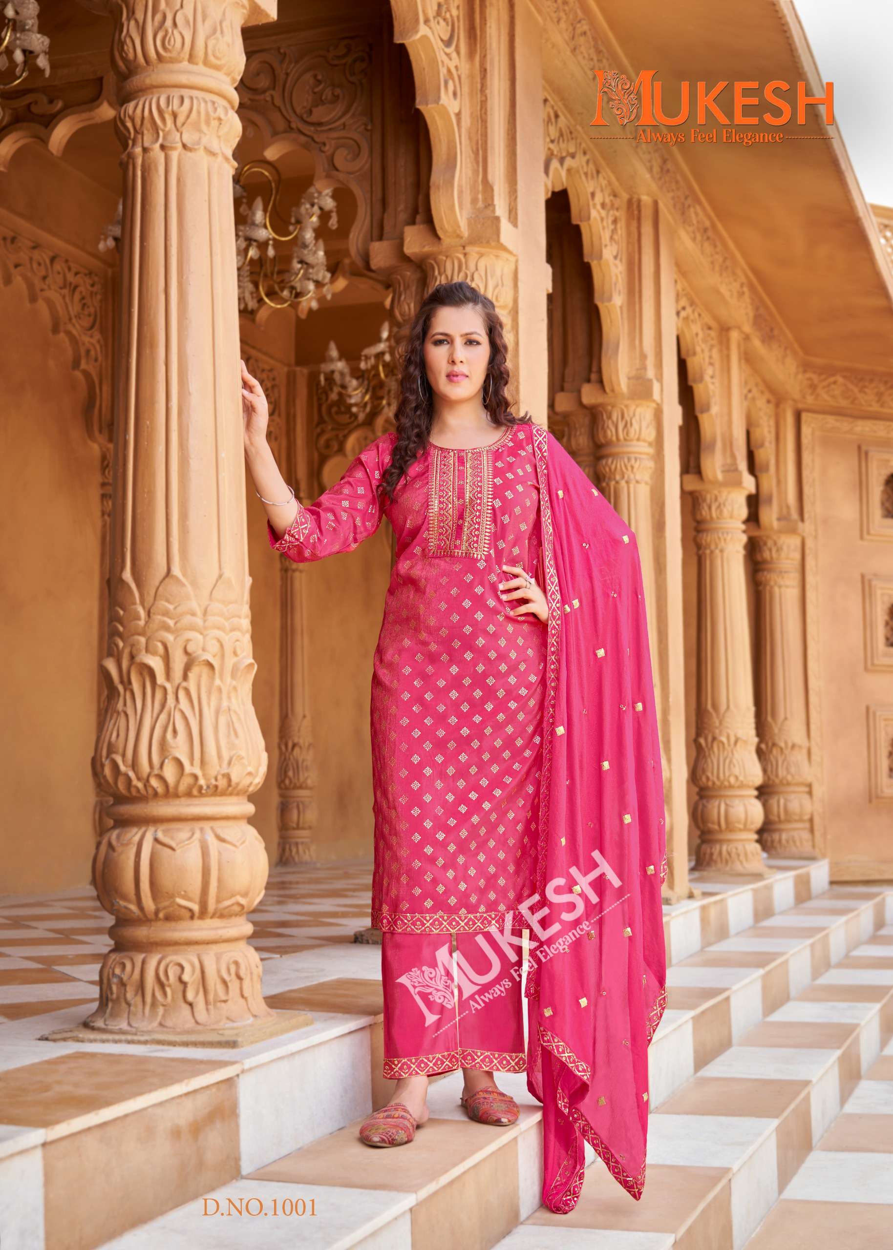 MUKESH MANNAT VOL 2 VISCOSE FANCY WORKS KURTI COMBO SET 
