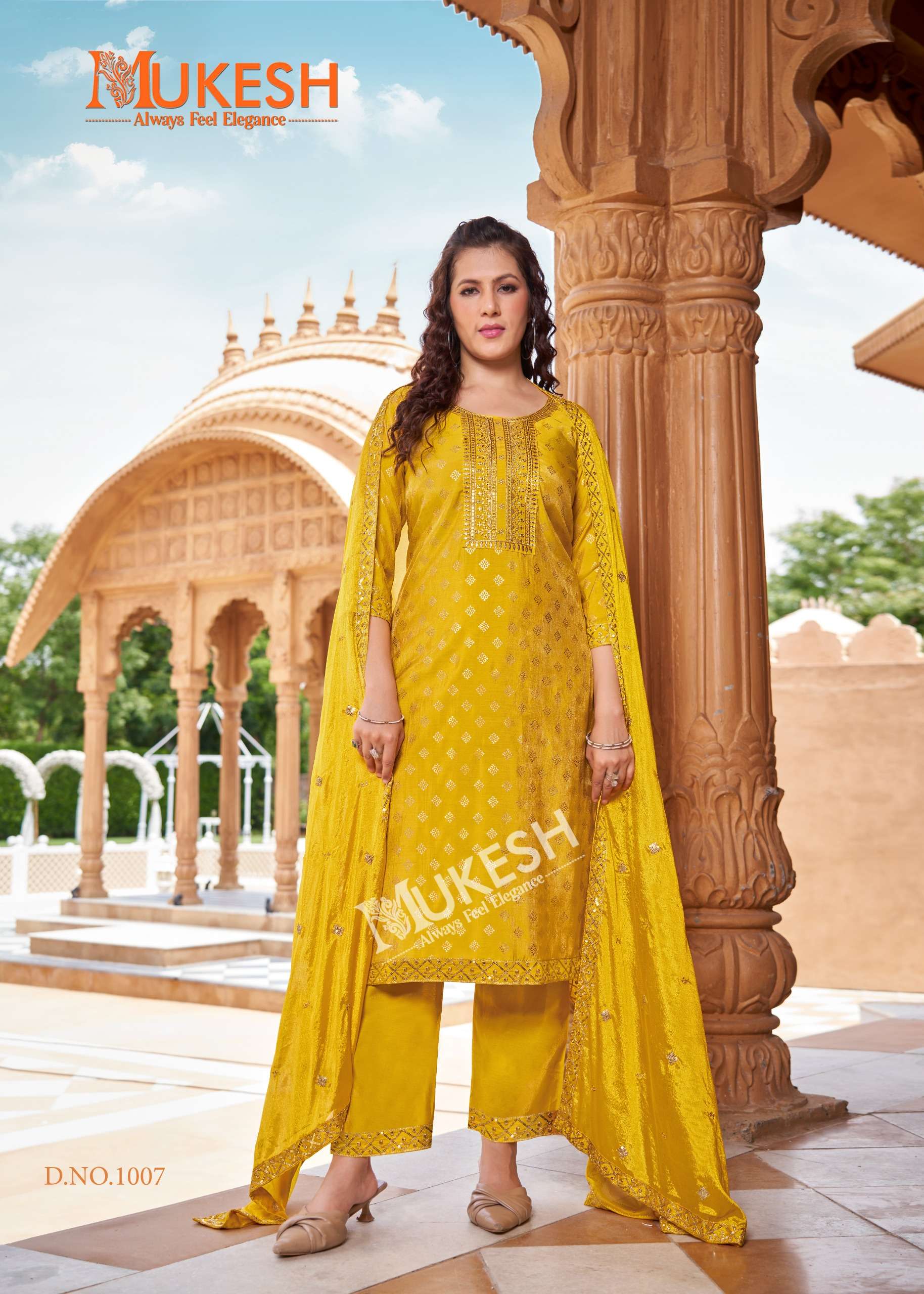 MUKESH MANNAT VOL 2 VISCOSE FANCY WORKS KURTI COMBO SET 