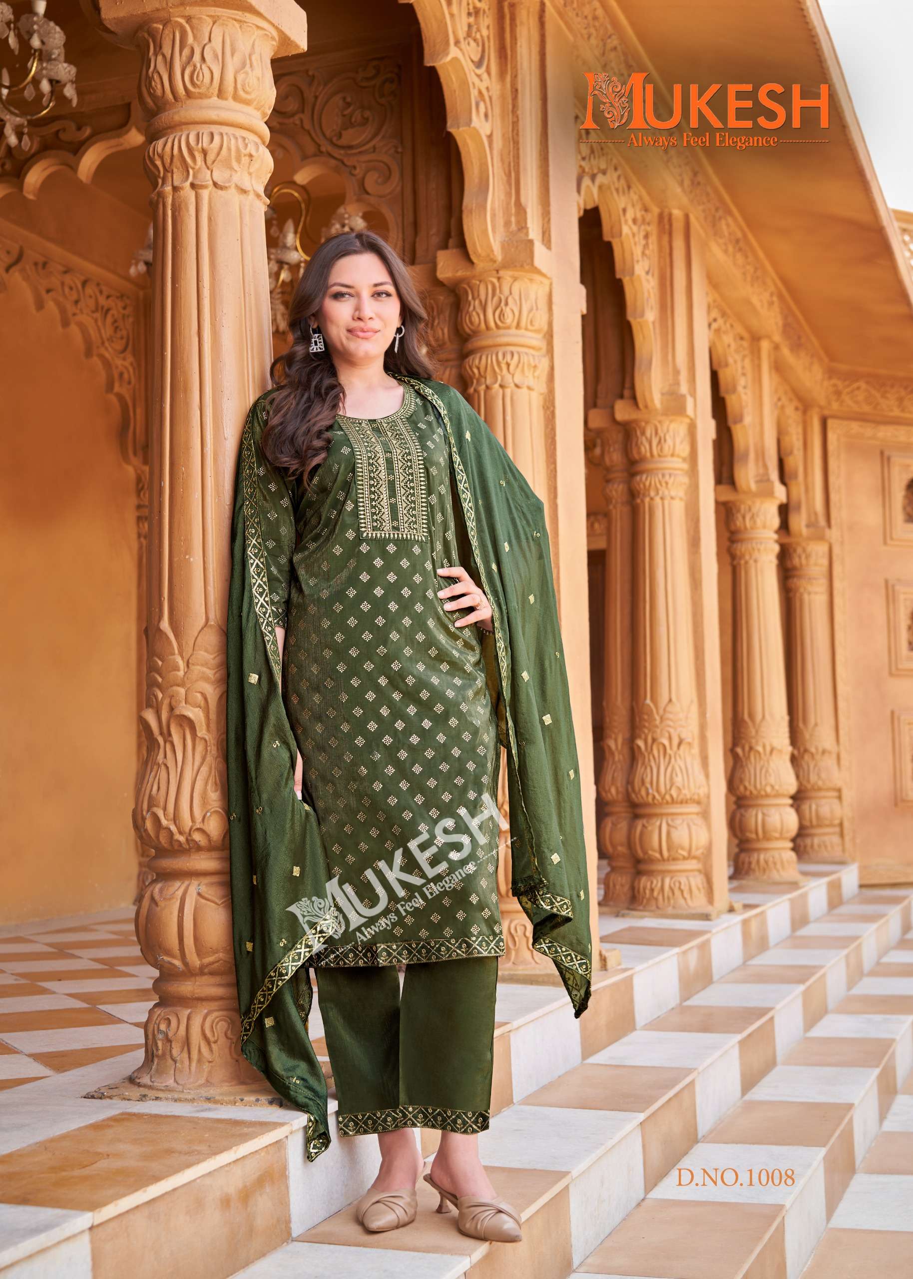 MUKESH MANNAT VOL 2 VISCOSE FANCY WORKS KURTI COMBO SET 