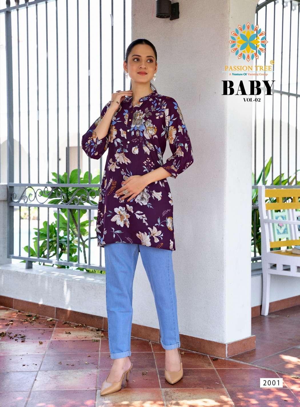 PASSION TREE BABY VOL 2 RAYON FANCY DAILY WEAR LADIES TOP