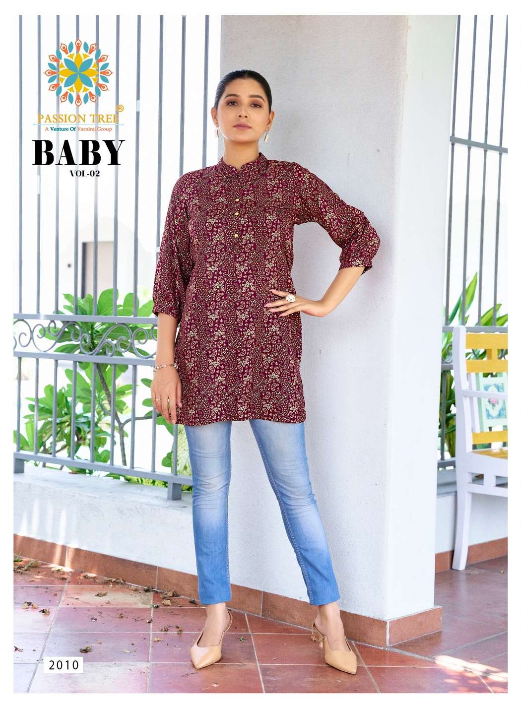 PASSION TREE BABY VOL 2 RAYON FANCY DAILY WEAR LADIES TOP