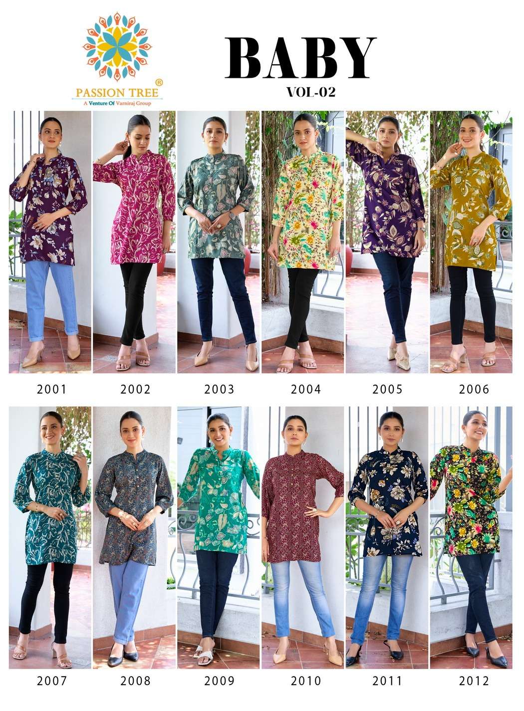 PASSION TREE BABY VOL 2 RAYON FANCY DAILY WEAR LADIES TOP