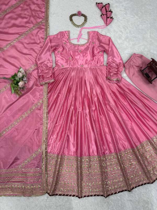 RTC 5816 CHINON EMBROIDERY WORKS FANCY ANARKALI STYLE SUIT