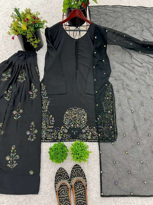 SRK 5267 SILK BEAUTIFUL DESIGNER LOOK PARTY WEAR LADIES SUIT
