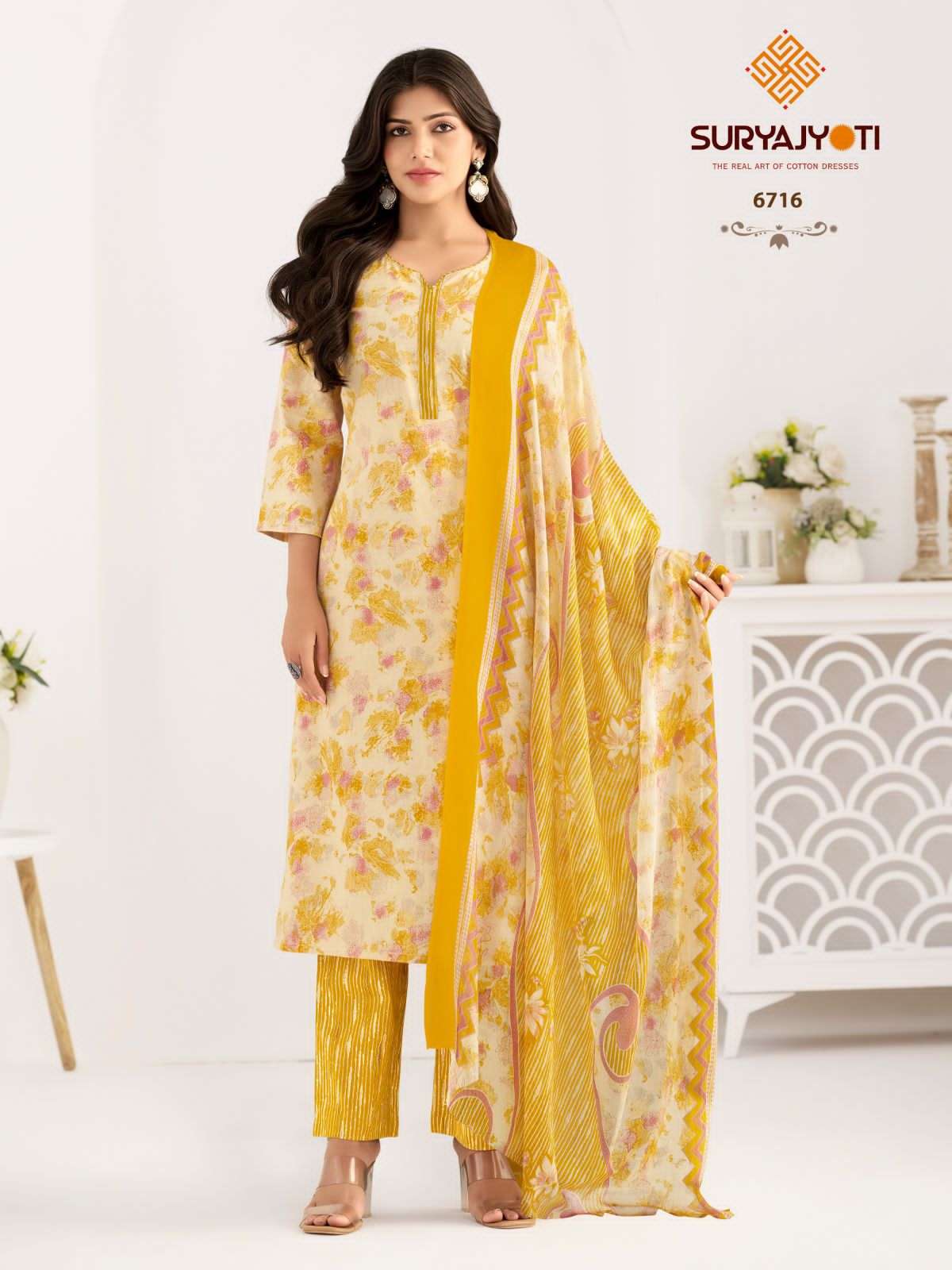 SURYAJYOTI TRENDY COTTON VOL 67 COTTON PRINTED LADIES SALWAR SUIT     