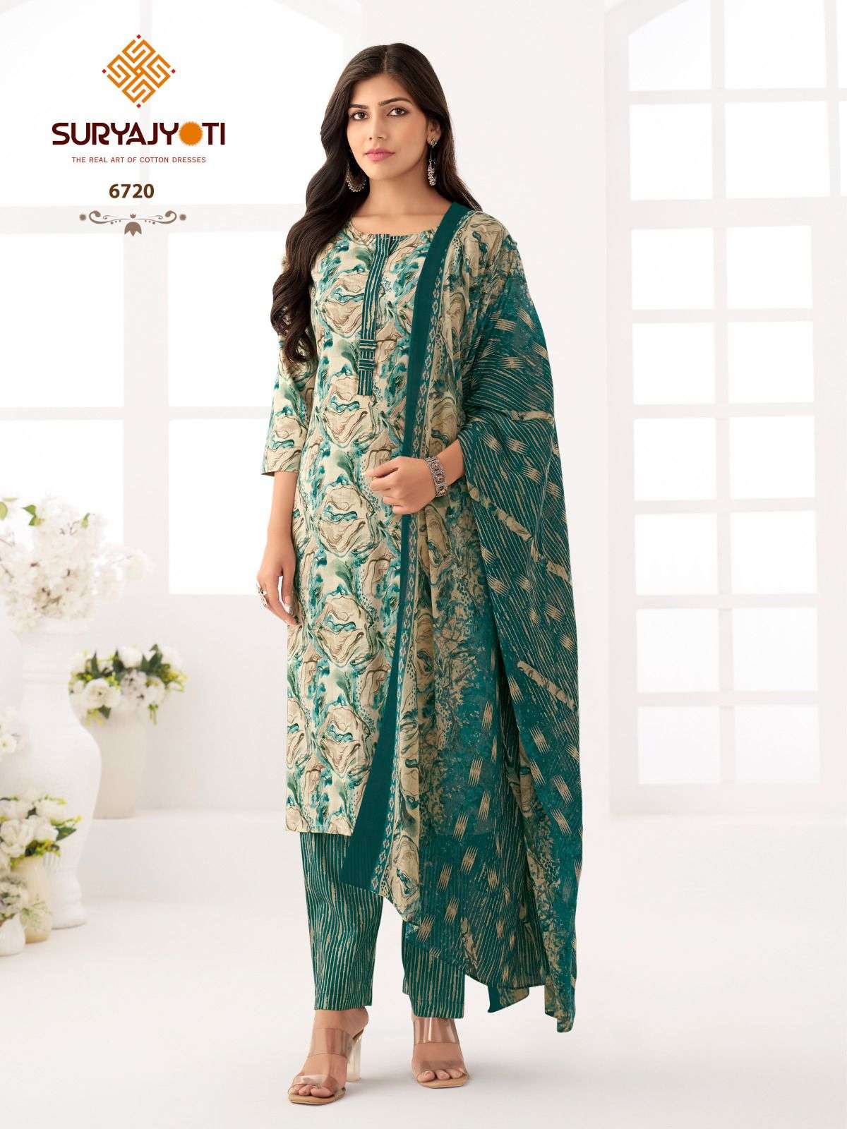 SURYAJYOTI TRENDY COTTON VOL 67 COTTON PRINTED LADIES SALWAR SUIT     