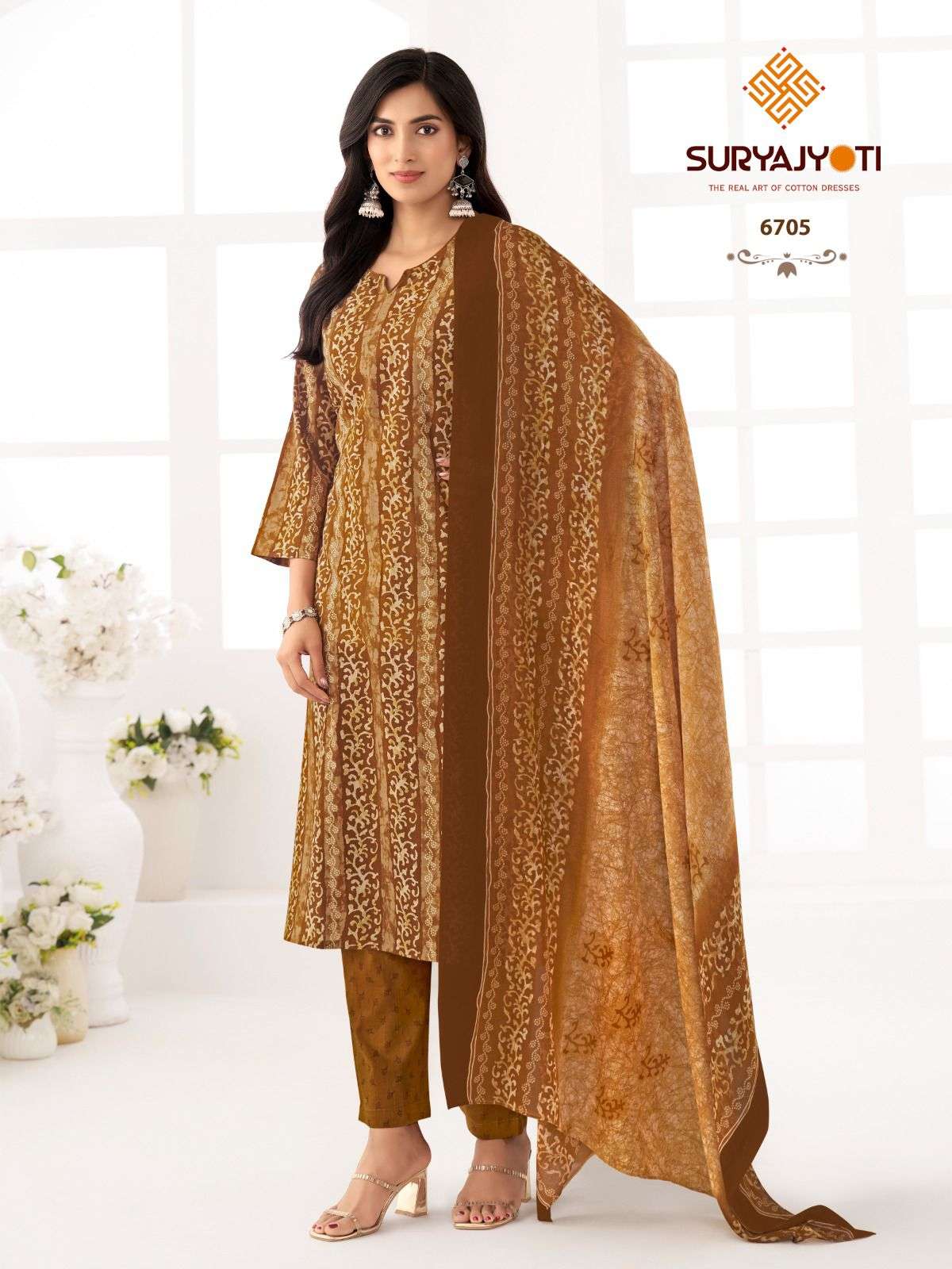 SURYAJYOTI TRENDY COTTON VOL 67 COTTON PRINTED LADIES SALWAR SUIT     