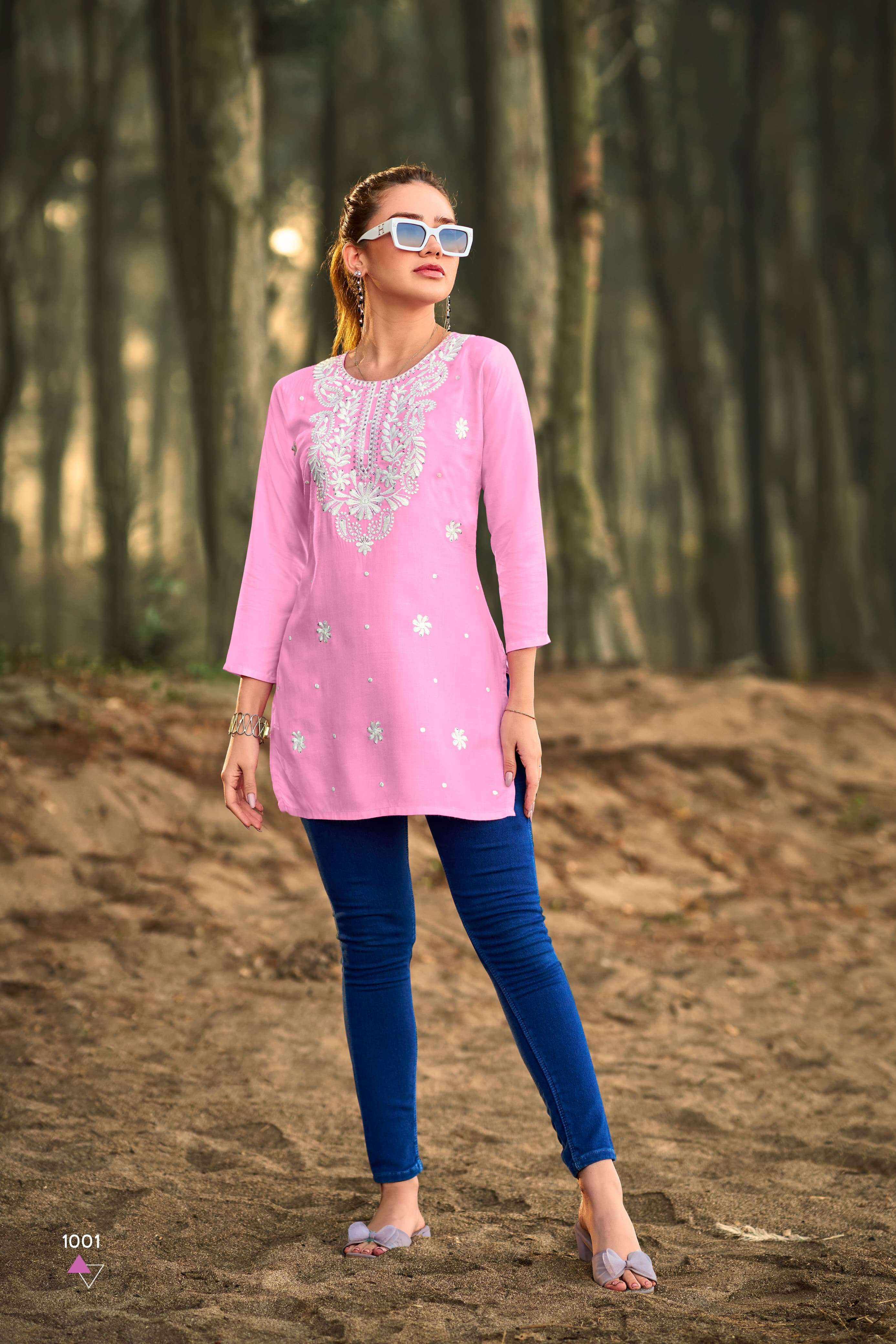 TIPS AND TOPS COLORS VOL 6 RAYON FANCY WORKS LADIES TOP 