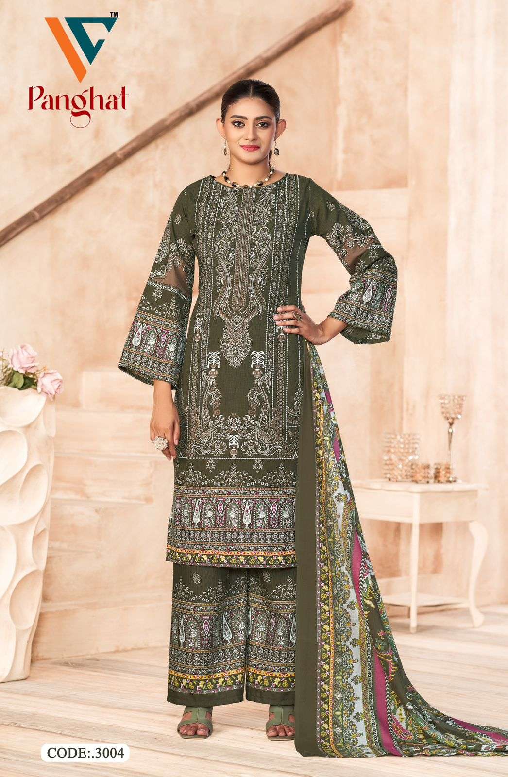 VANDANA‎‎‎‎‎ CREATION PANGHAT VOL 3 COTTON DIGITAL PRINT SALWAR SUIT