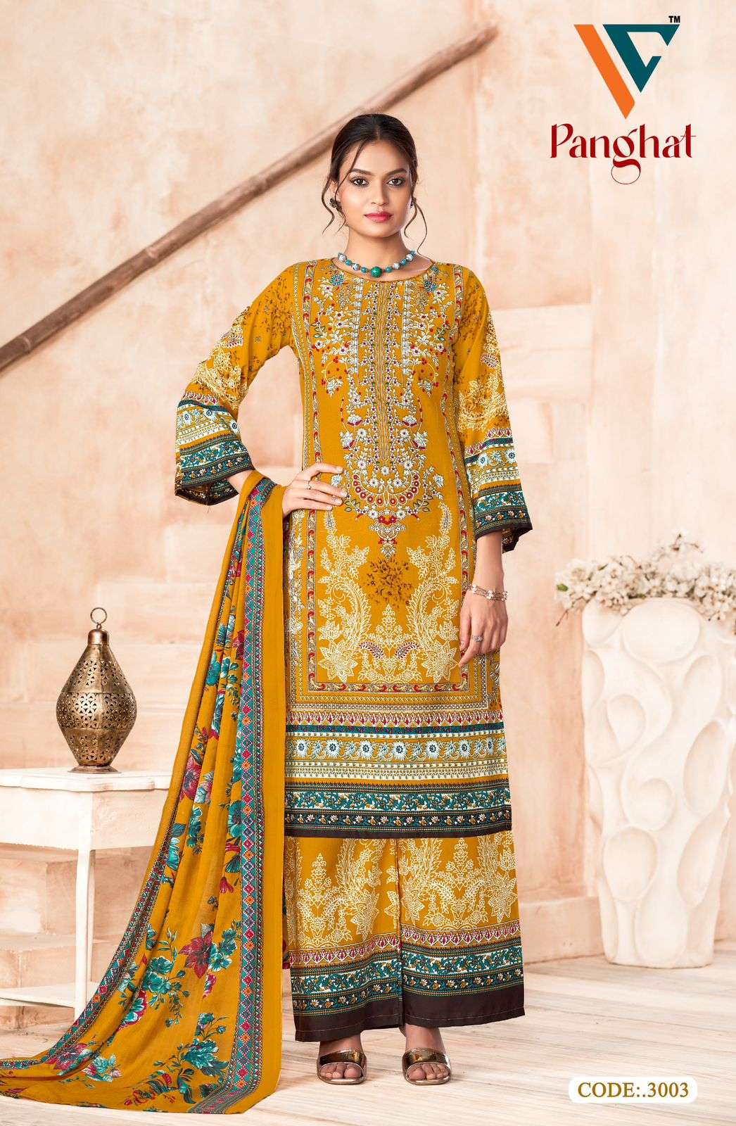 VANDANA‎‎‎‎‎ CREATION PANGHAT VOL 3 COTTON DIGITAL PRINT SALWAR SUIT