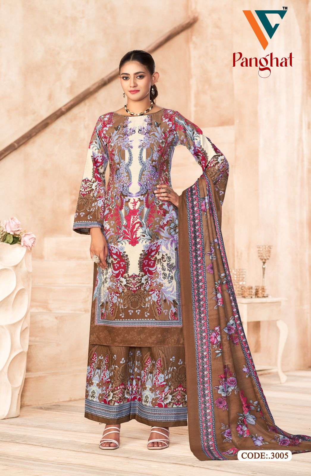 VANDANA‎‎‎‎‎ CREATION PANGHAT VOL 3 COTTON DIGITAL PRINT SALWAR SUIT