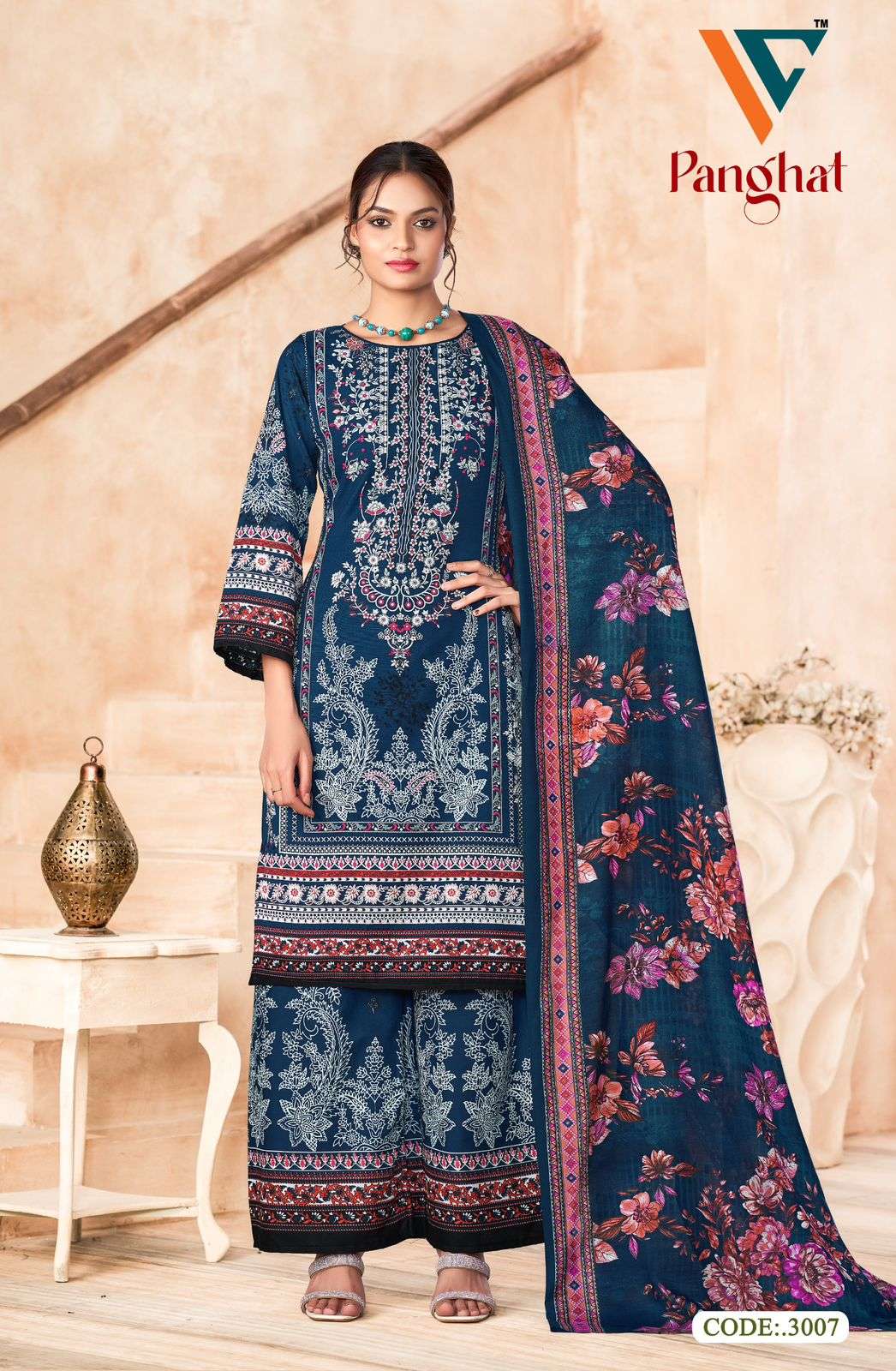 VANDANA‎‎‎‎‎ CREATION PANGHAT VOL 3 COTTON DIGITAL PRINT SALWAR SUIT