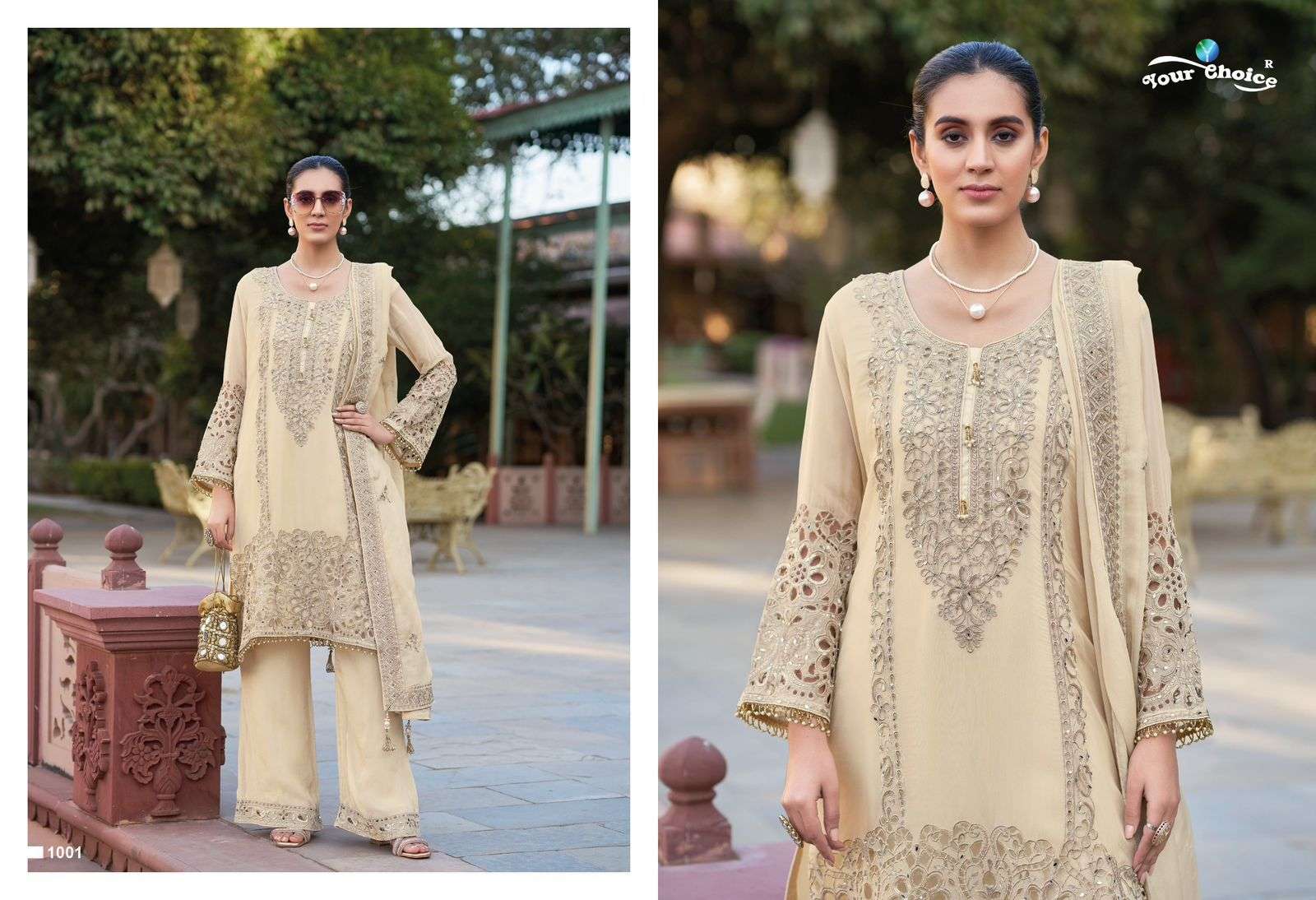 YOUR CHOICE ALTA VISTA HEAVY EMBROIDERED READY MADE SUIT