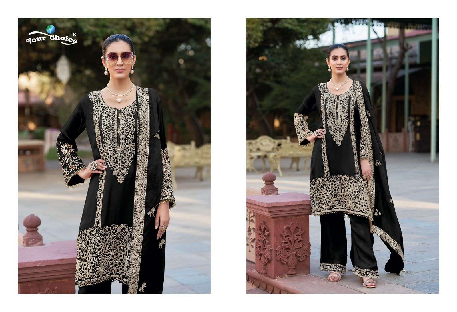 YOUR CHOICE ALTA VISTA HEAVY EMBROIDERED READY MADE SUIT