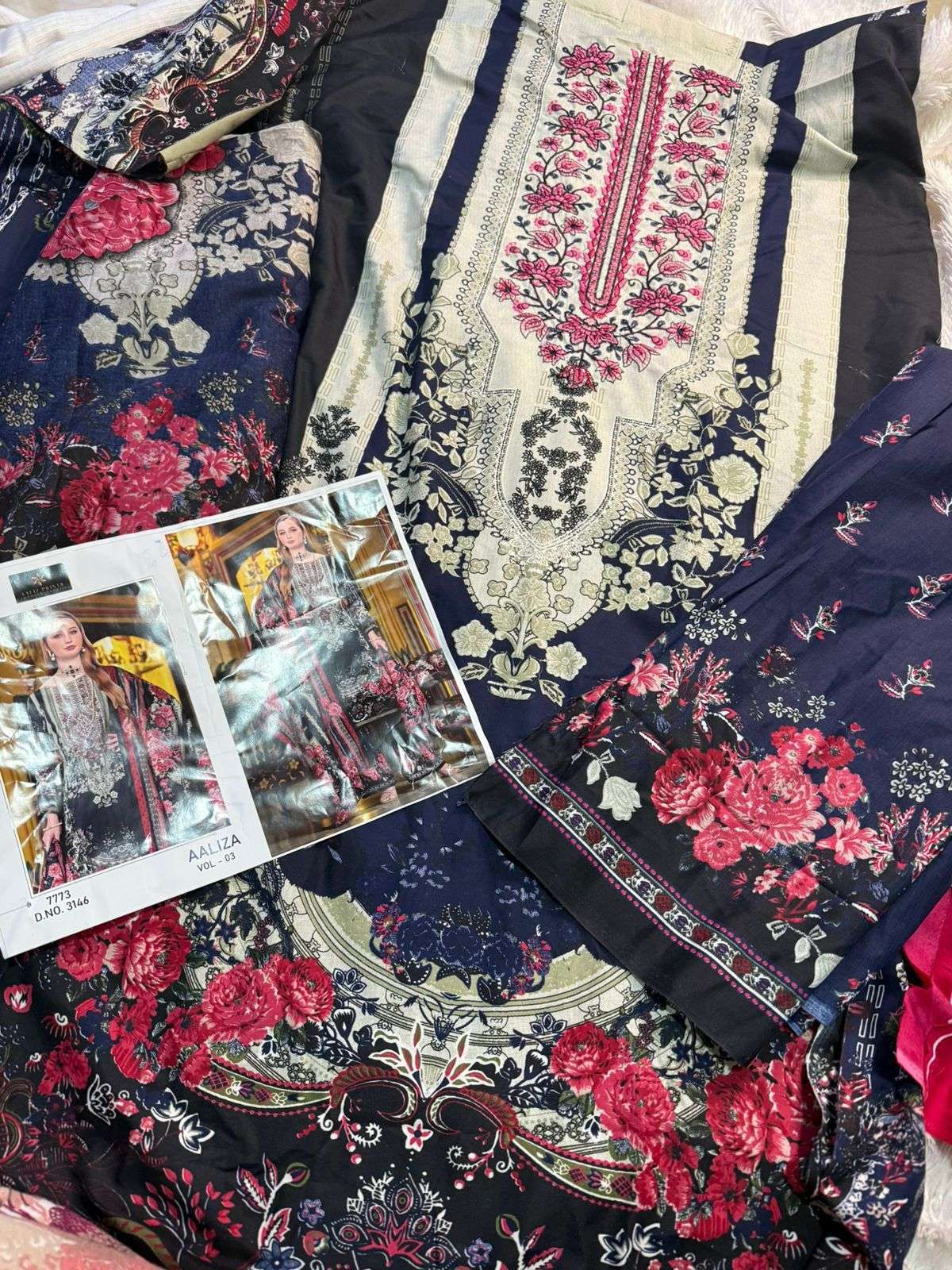 AALIZ PRINTS AALIZA VOL 3 COTTON DIGITAL STYLE PRINT SUIT
