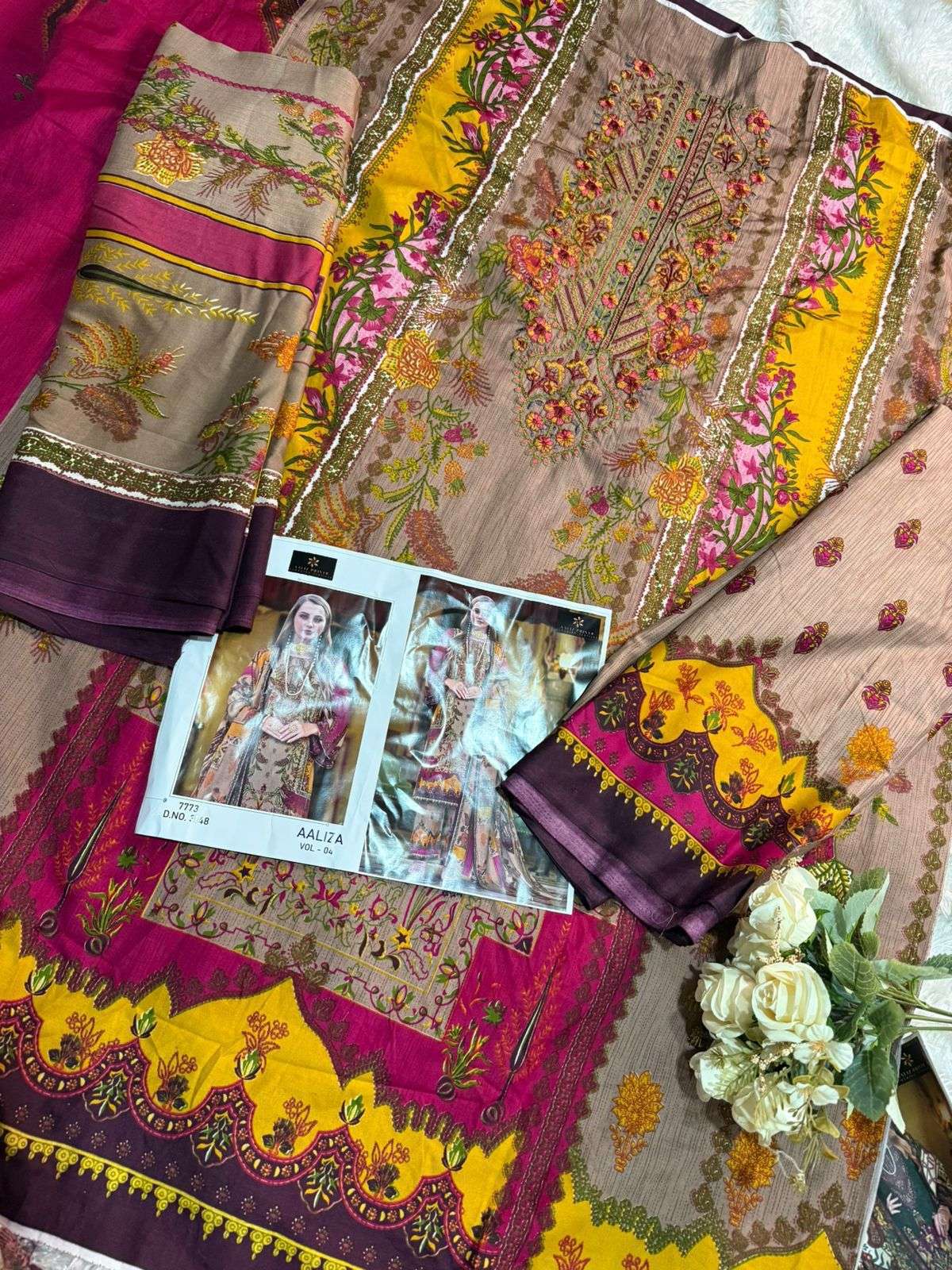 AALIZ PRINTS AALIZA VOL 4 COTTON DIGITAL STYLE PRINT SALWAR SUIT