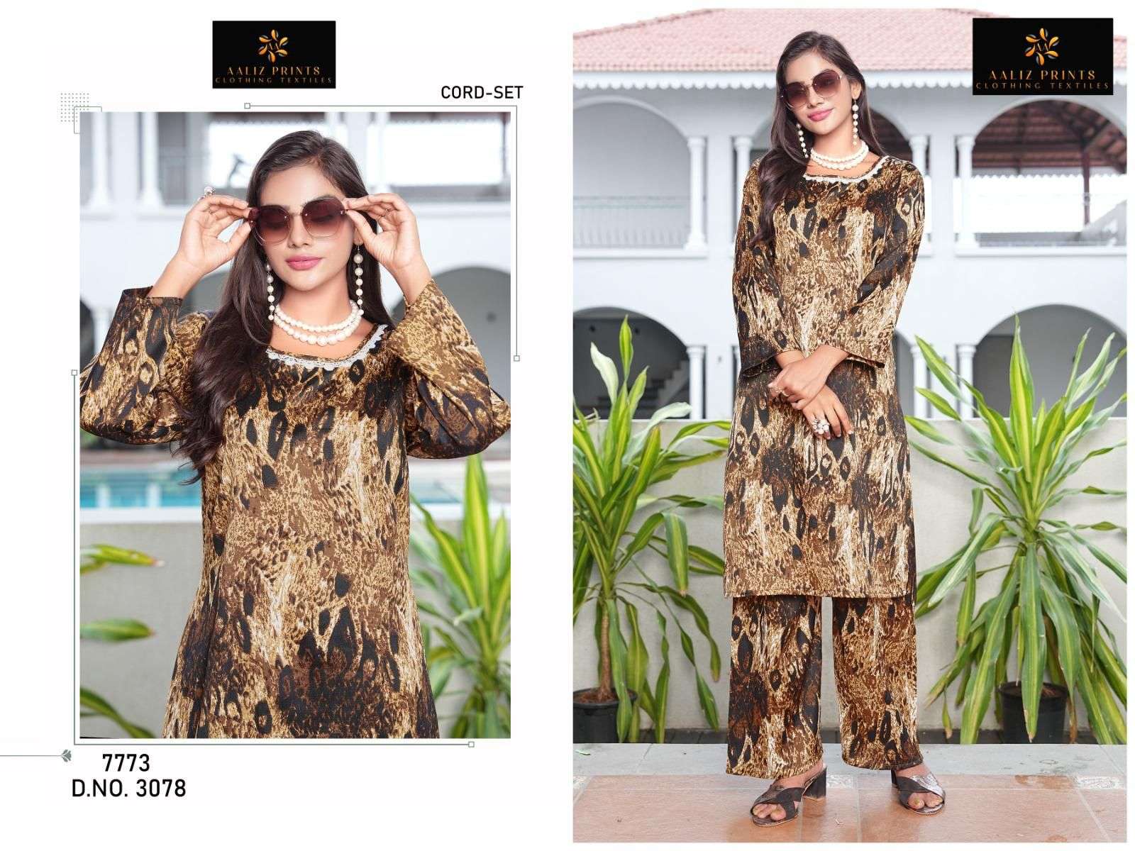 AALIZ PRINTS CODE SET COLLECTION LAWN COTTON KURTI WITH BOTTOM PAIR 
