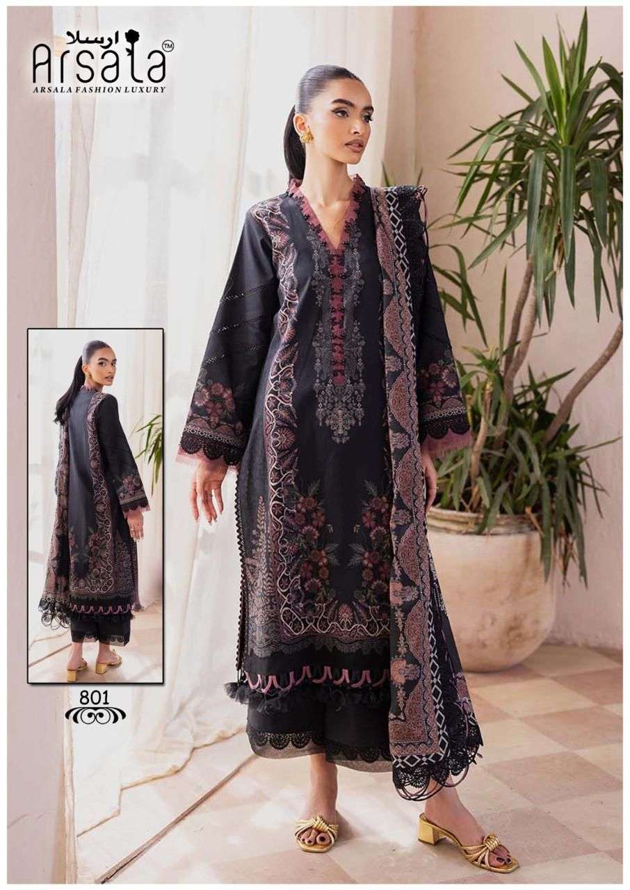 ARSALA FASHION AMIRA HEAVY COTTON LUXURY COLLECTION VOL 8 LAWN COTTON SALWAR SUIT