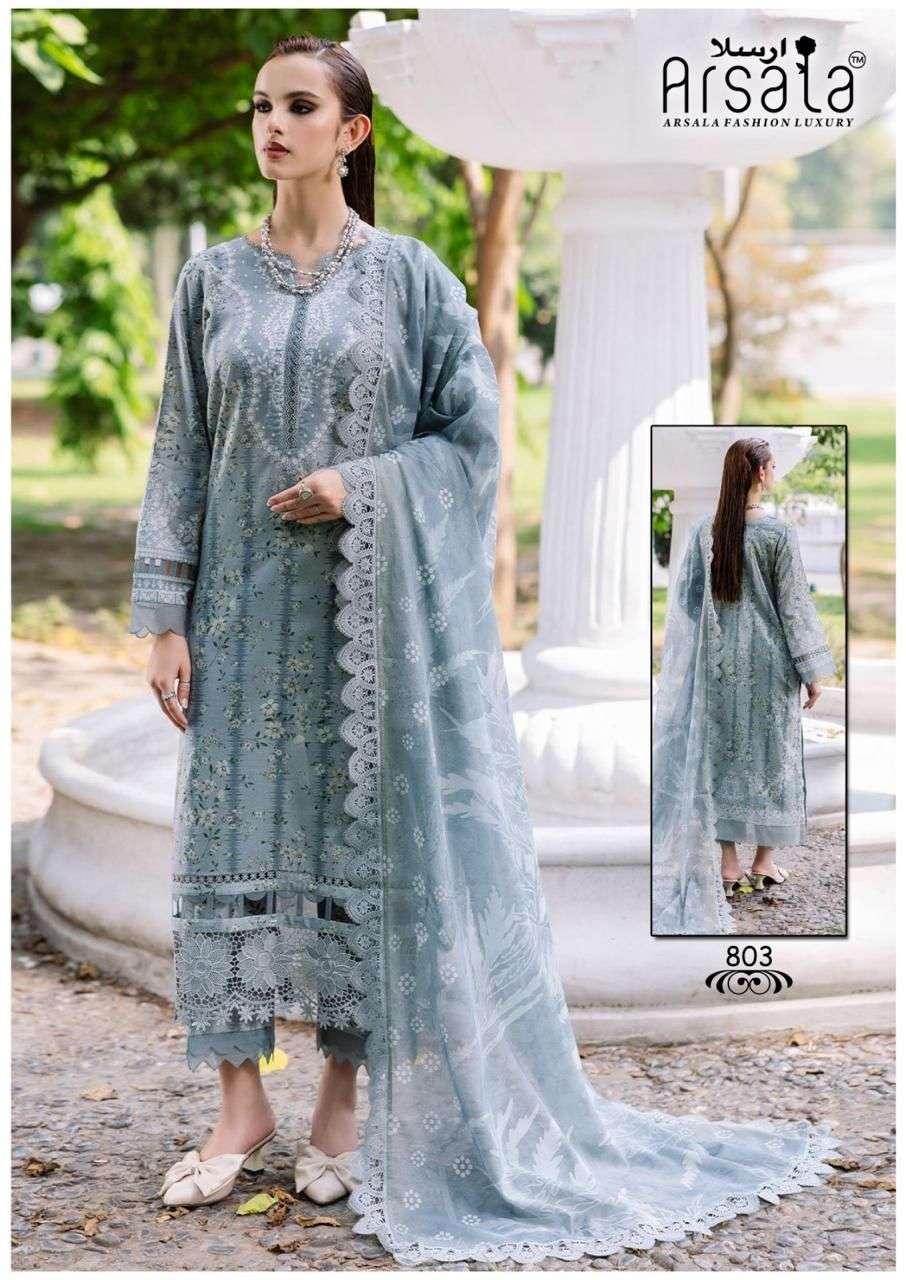 ARSALA FASHION AMIRA HEAVY COTTON LUXURY COLLECTION VOL 8 LAWN COTTON SALWAR SUIT