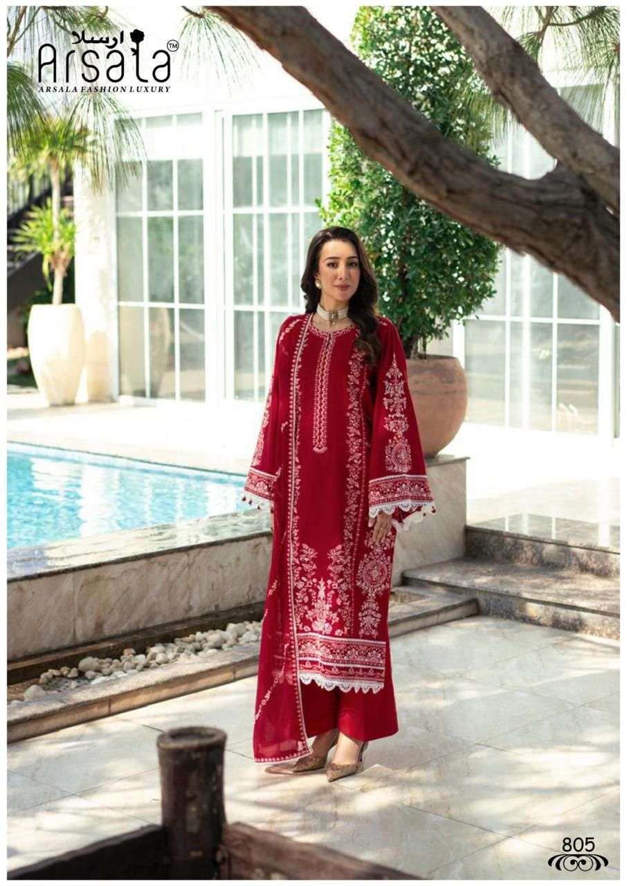 ARSALA FASHION AMIRA HEAVY COTTON LUXURY COLLECTION VOL 8 LAWN COTTON SALWAR SUIT