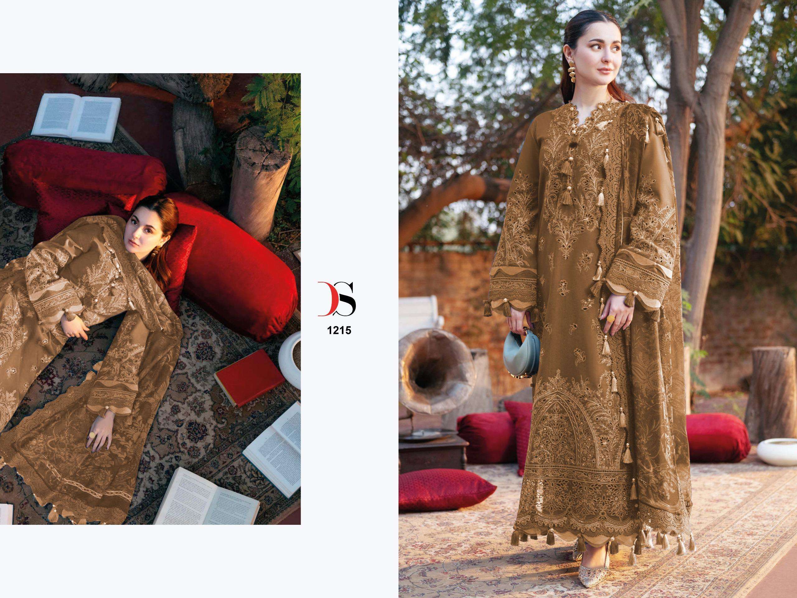 DEEPSY SUITS ELAN VOL 4 COTTON EMBROIDERY DESIGNER WORK PAKISTANI SUIT