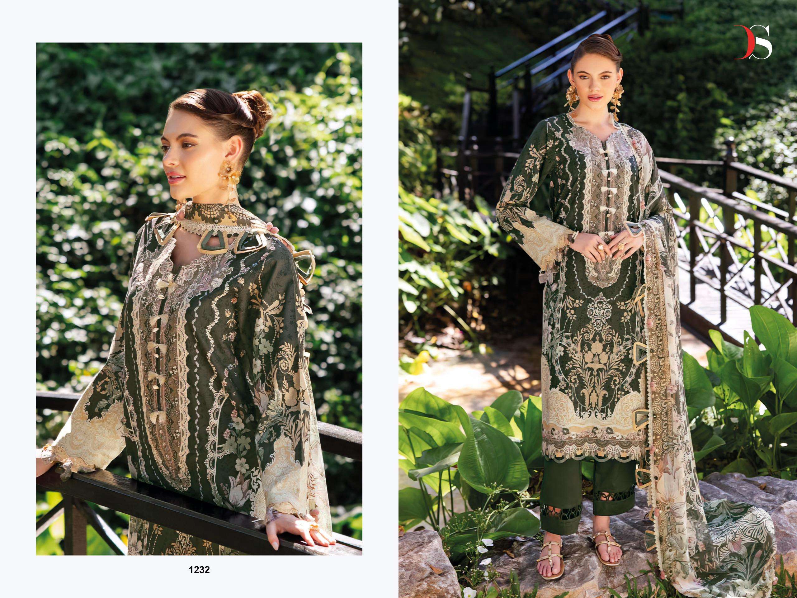 DEEPSY SUITS JADE BLISS LAWN 25 COTTON PATCH EMBROIDERY WORK SALWAR KAMEEZ 