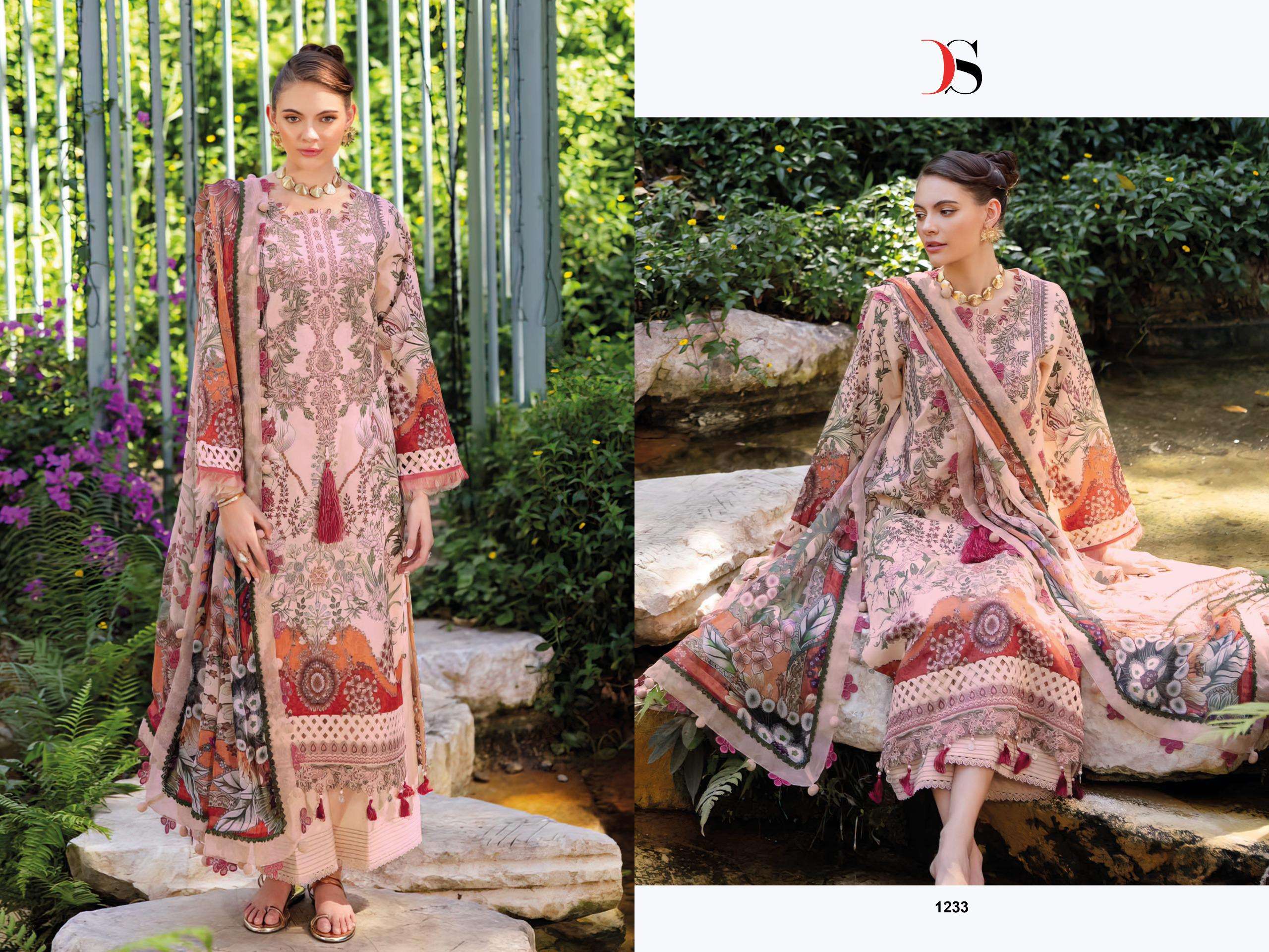 DEEPSY SUITS JADE BLISS LAWN 25 COTTON PATCH EMBROIDERY WORK SALWAR KAMEEZ 