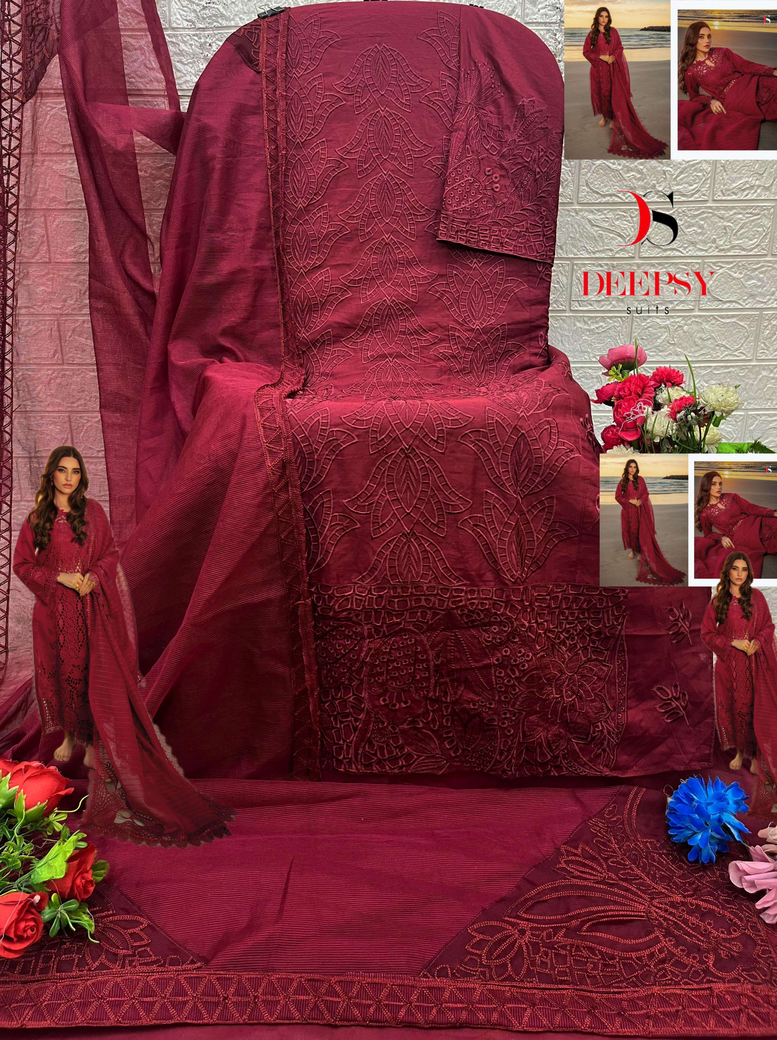 DEEPSY SUITS RANG RASIYA PREMIUM LAWN 25 VOL 2 COTTON EMBROIDERED SUIT
