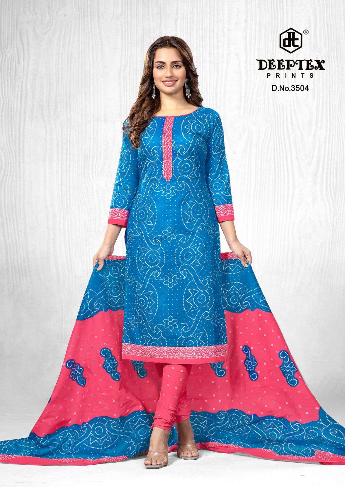 DEEPTEX CLASSIC CHUNARIS VOL 35 COTTON SALWAR SUIT 