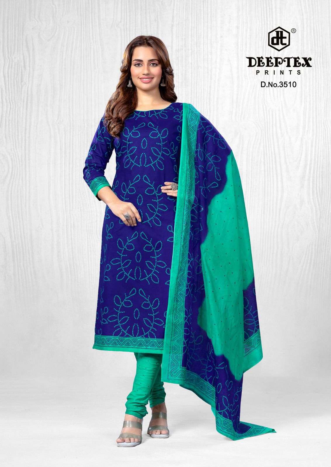 DEEPTEX CLASSIC CHUNARIS VOL 35 COTTON SALWAR SUIT 