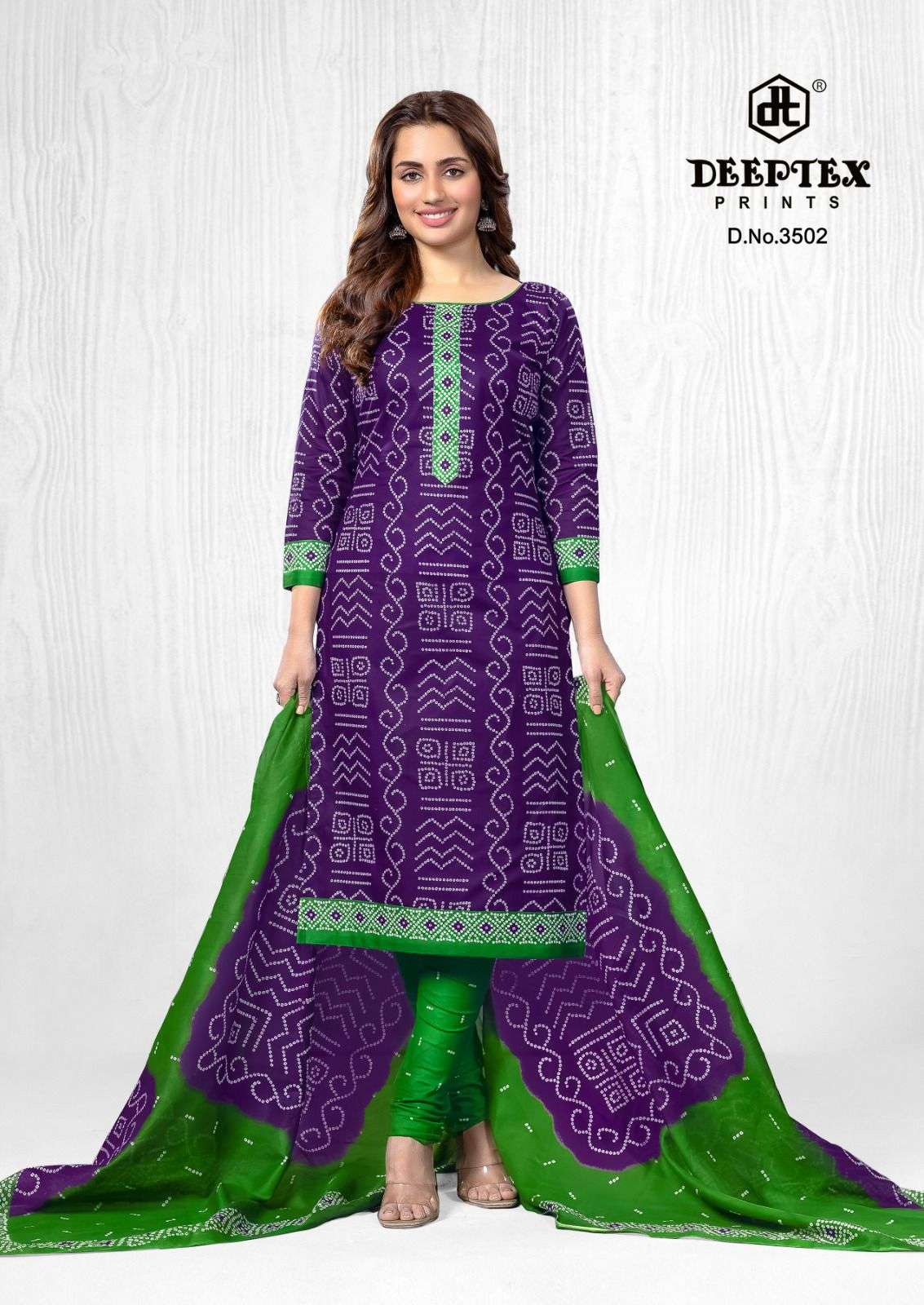 DEEPTEX CLASSIC CHUNARIS VOL 35 COTTON SALWAR SUIT 