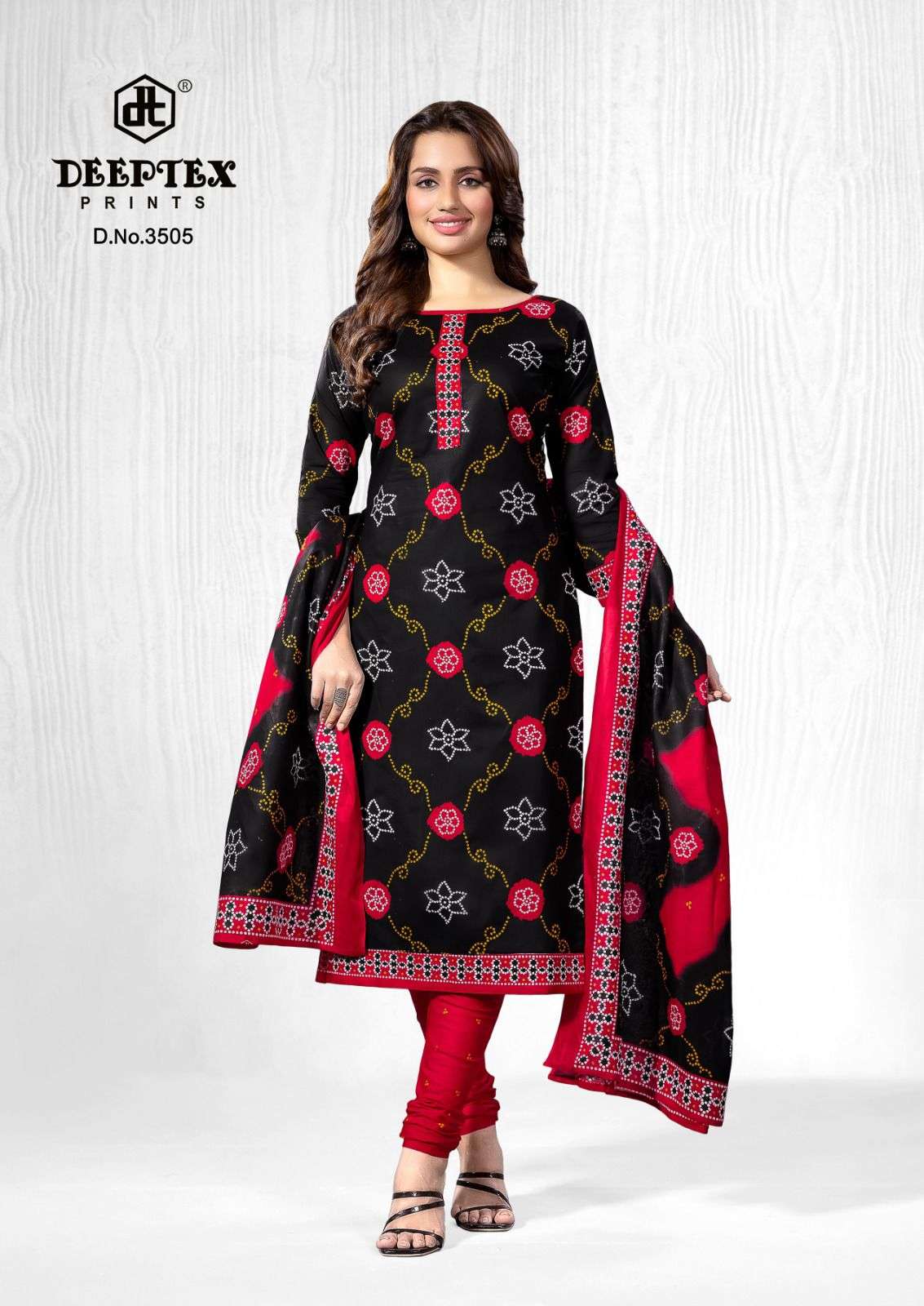 DEEPTEX CLASSIC CHUNARIS VOL 35 COTTON SALWAR SUIT 