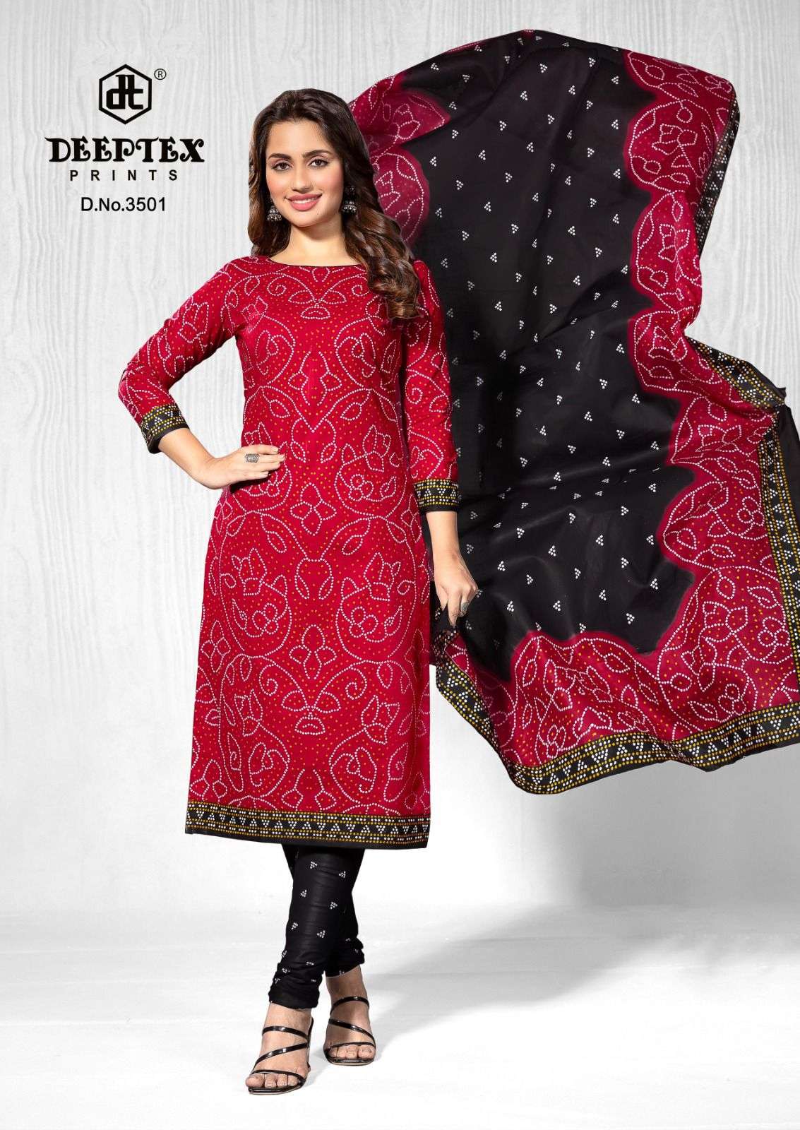 DEEPTEX CLASSIC CHUNARIS VOL 35 COTTON SALWAR SUIT 