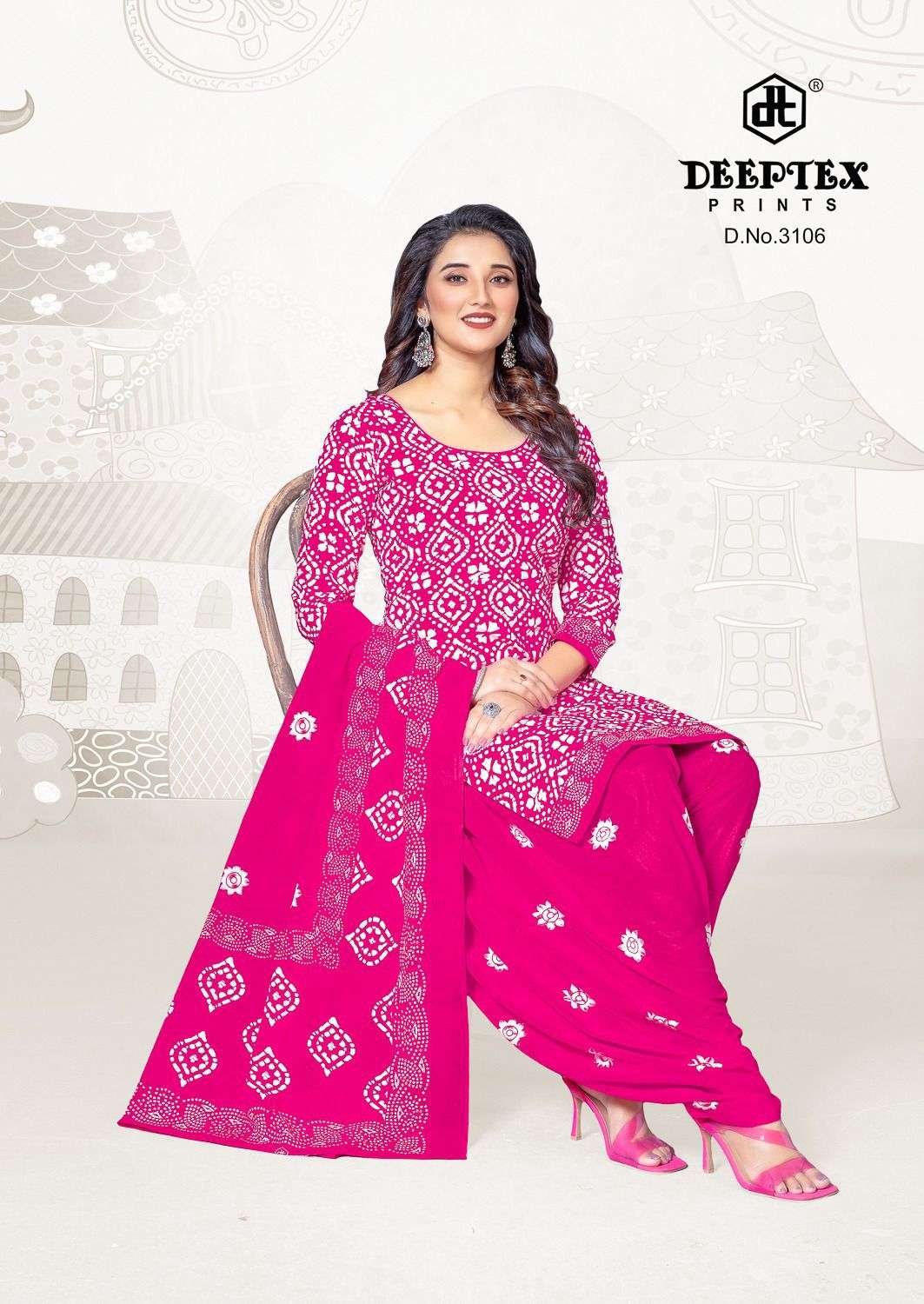 DEEPTEX PRINTS BATIK PLUS VOL 30 COTTON PRINTED PATIYALA SALWAR SUIT 