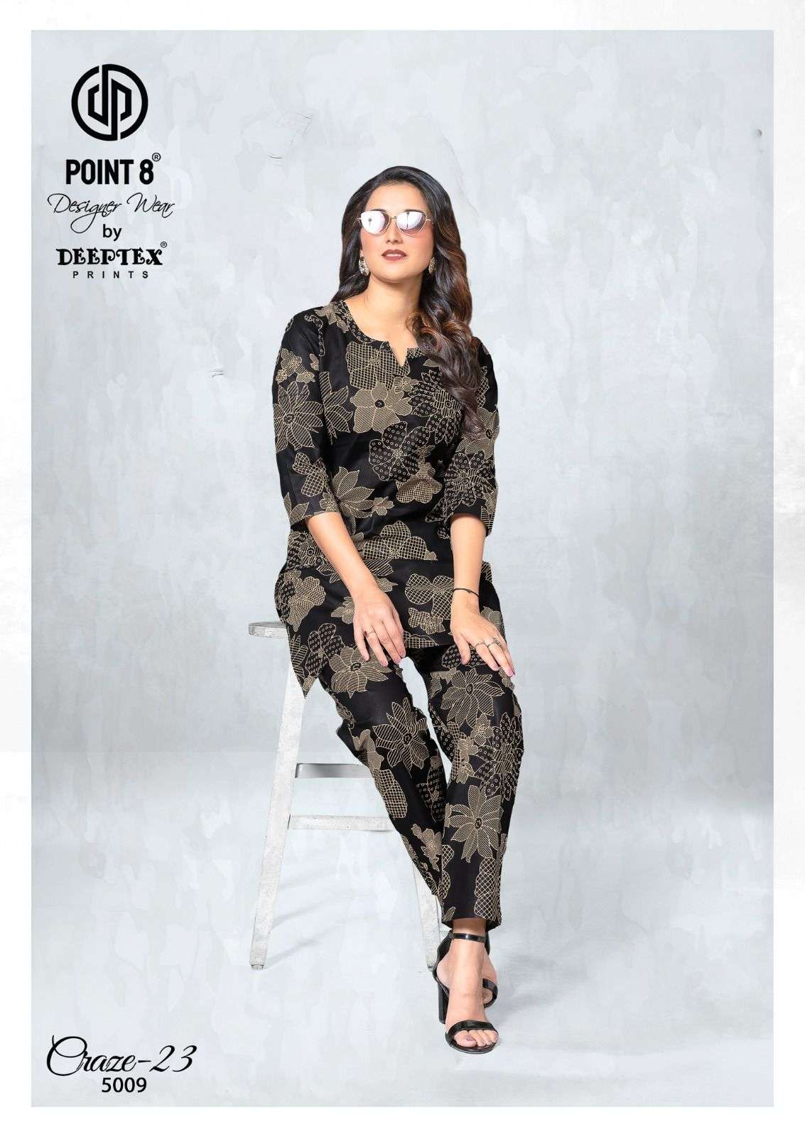 DEEPTEX PRINTS CRAZE 23 VOL 5 COTTON FANCY PRINTED LADIES CO-ORD SET