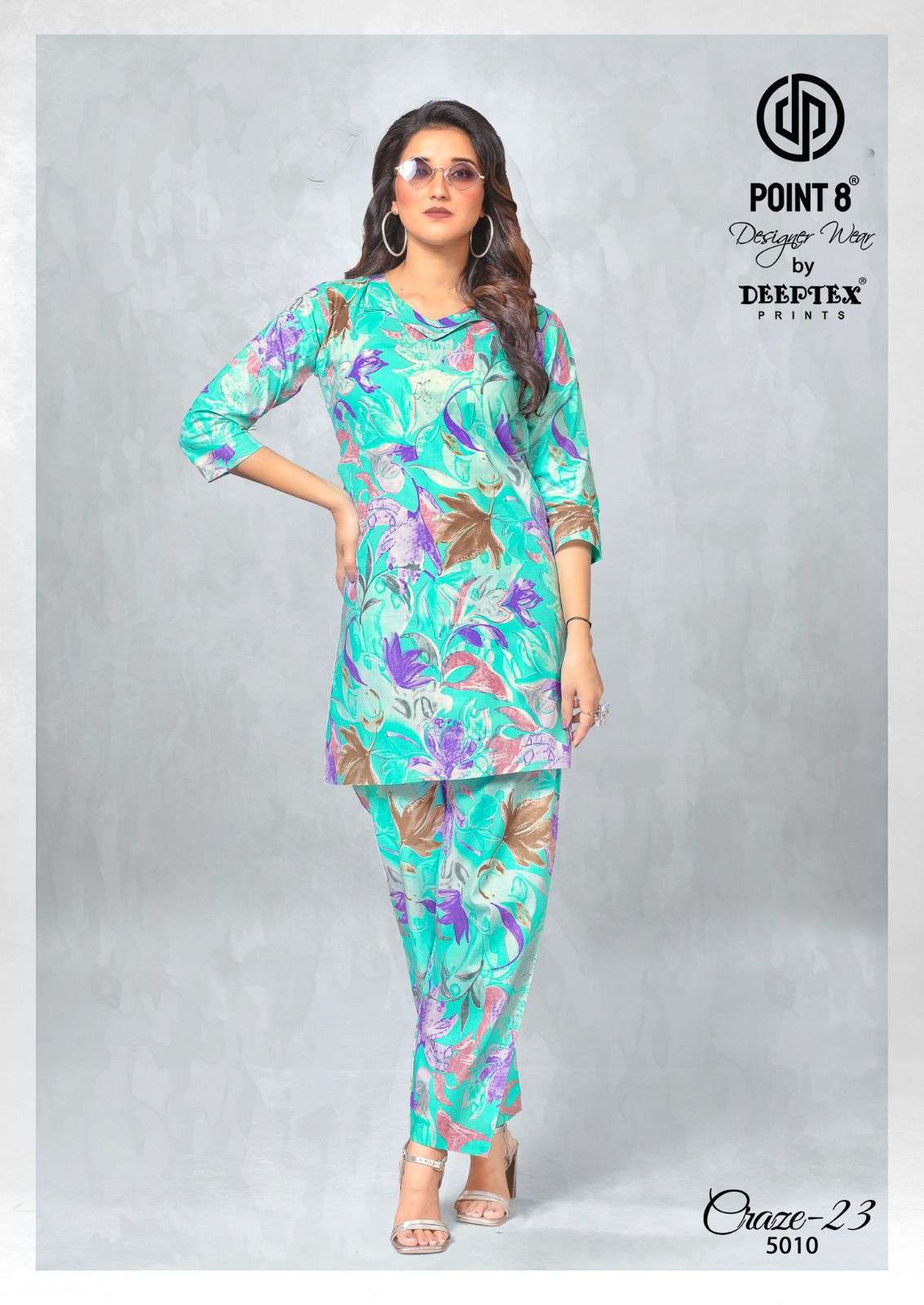 DEEPTEX PRINTS CRAZE 23 VOL 5 COTTON FANCY PRINTED LADIES CO-ORD SET