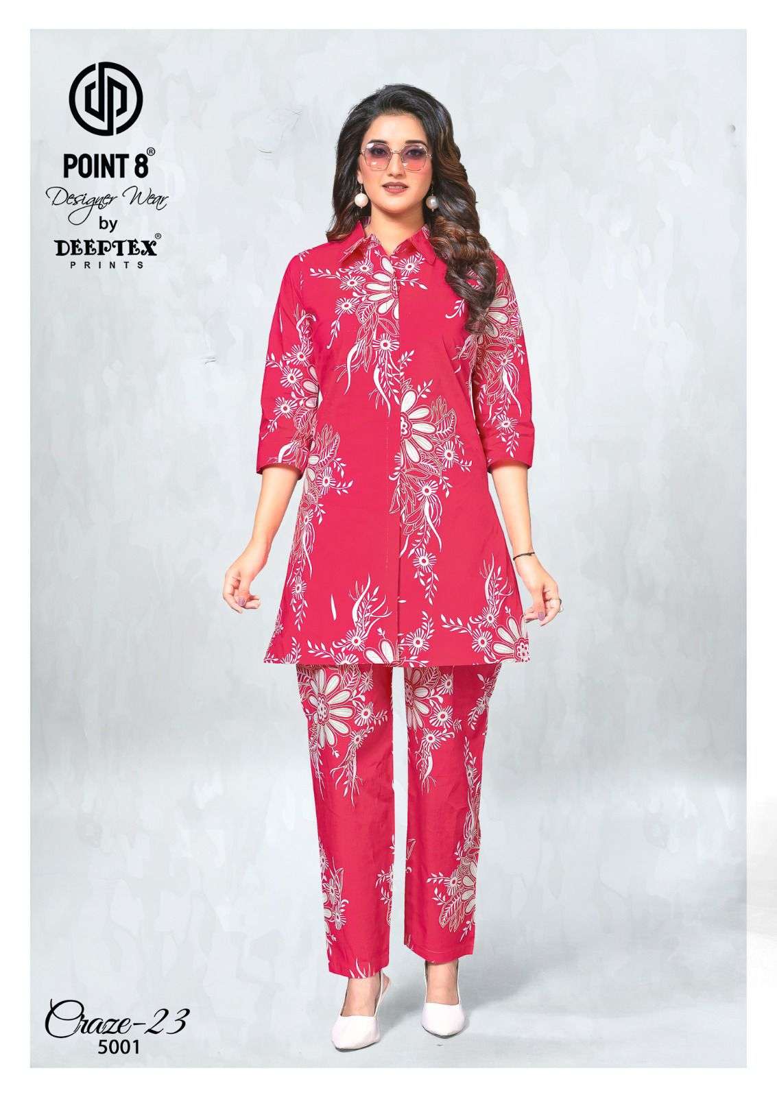 DEEPTEX PRINTS CRAZE 23 VOL 5 COTTON FANCY PRINTED LADIES CO-ORD SET