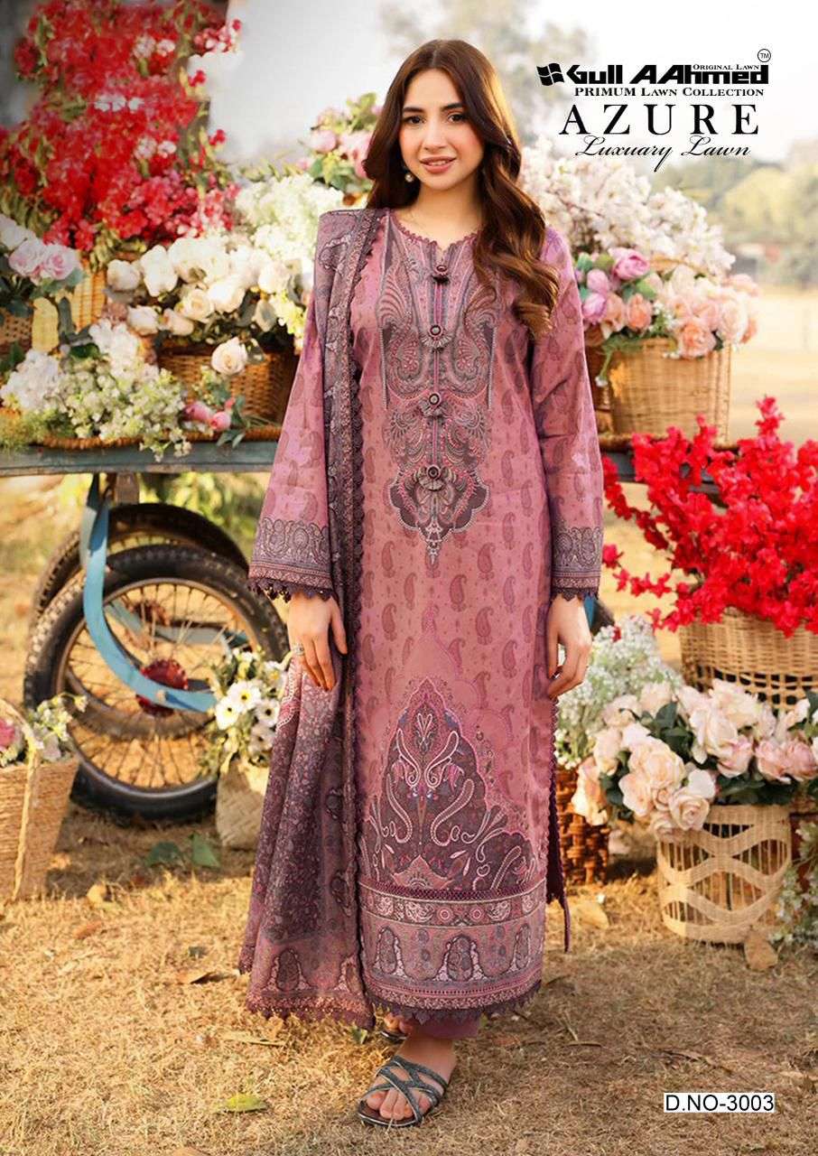 GULL AAHMED AZURE VOL 3 LAWN COTTON DIGITAL PRINTS SALWAR SUIT
